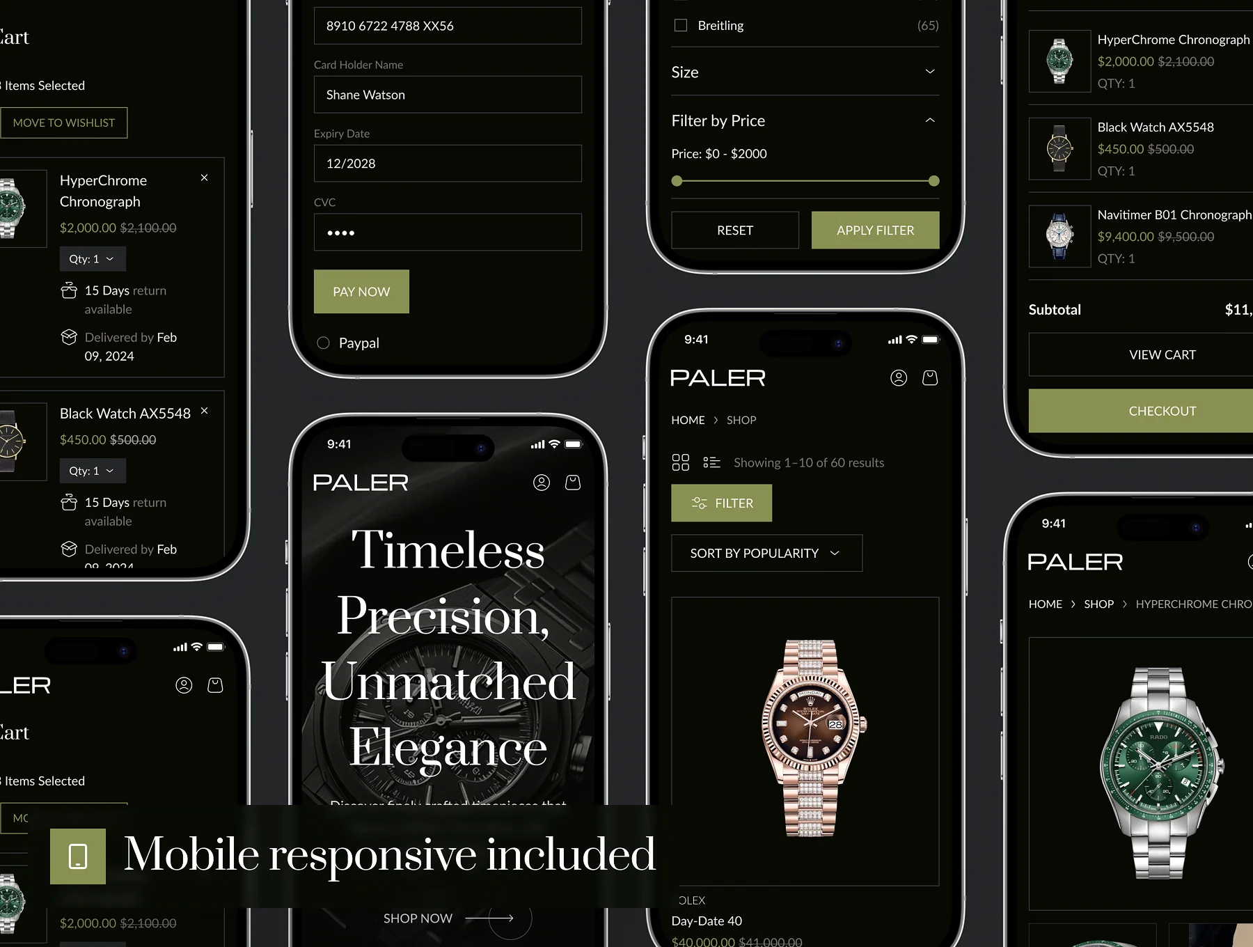 PALER - Watch Store Ecommerce Website UI Kit 7