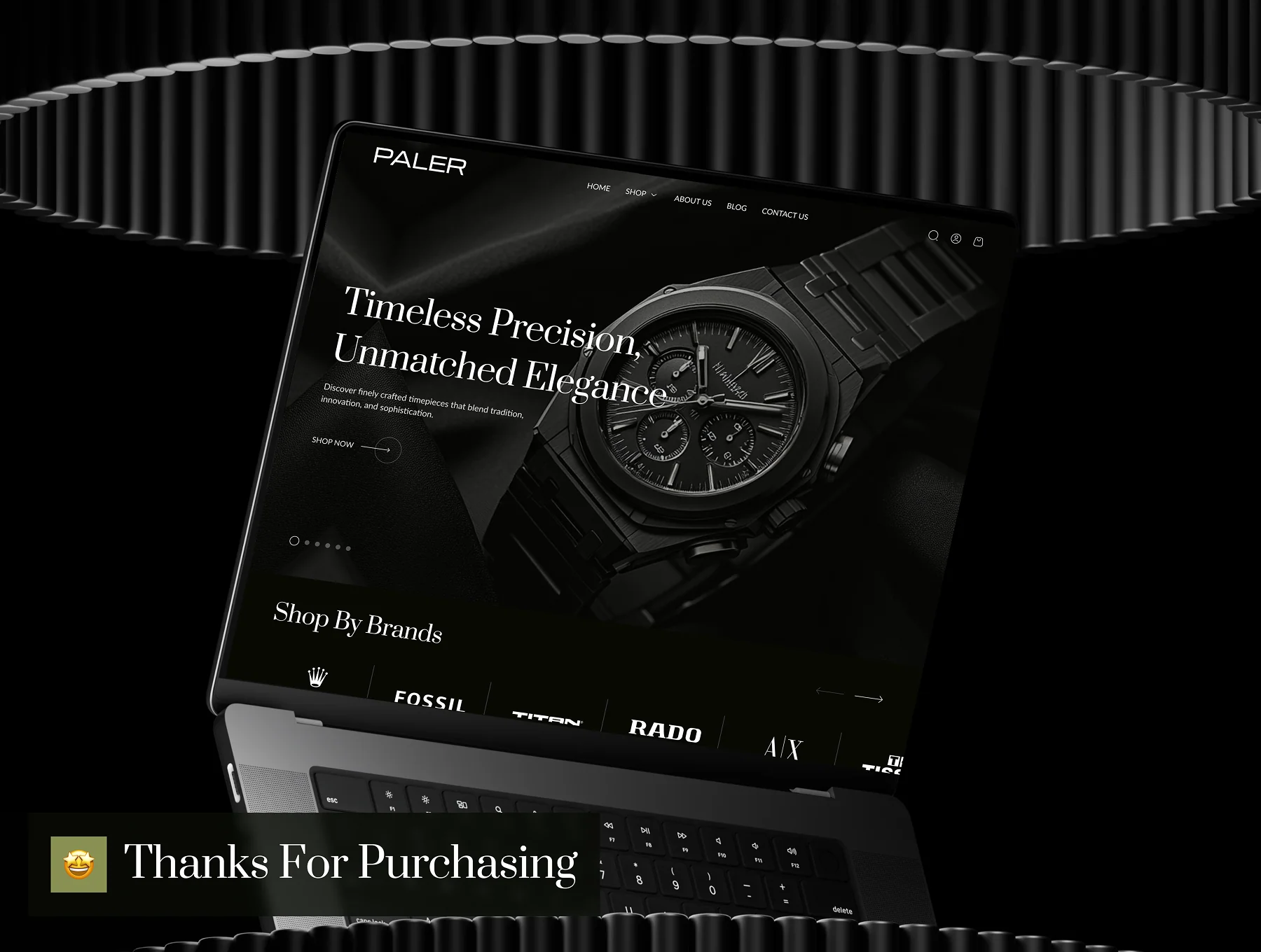 PALER - Watch Store Ecommerce Website UI Kit 8