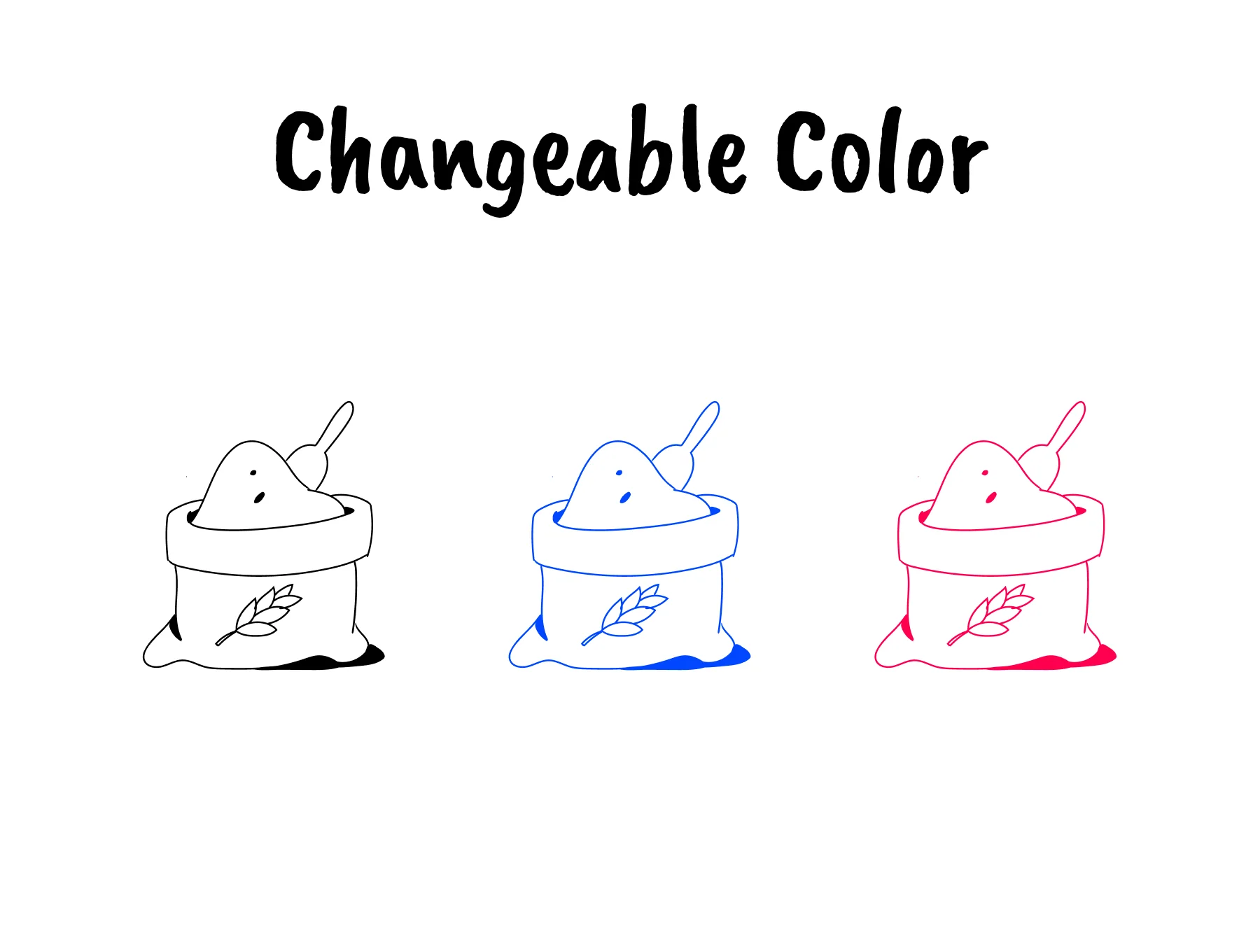 Pancake Day Hand Drawn Icon Set 2