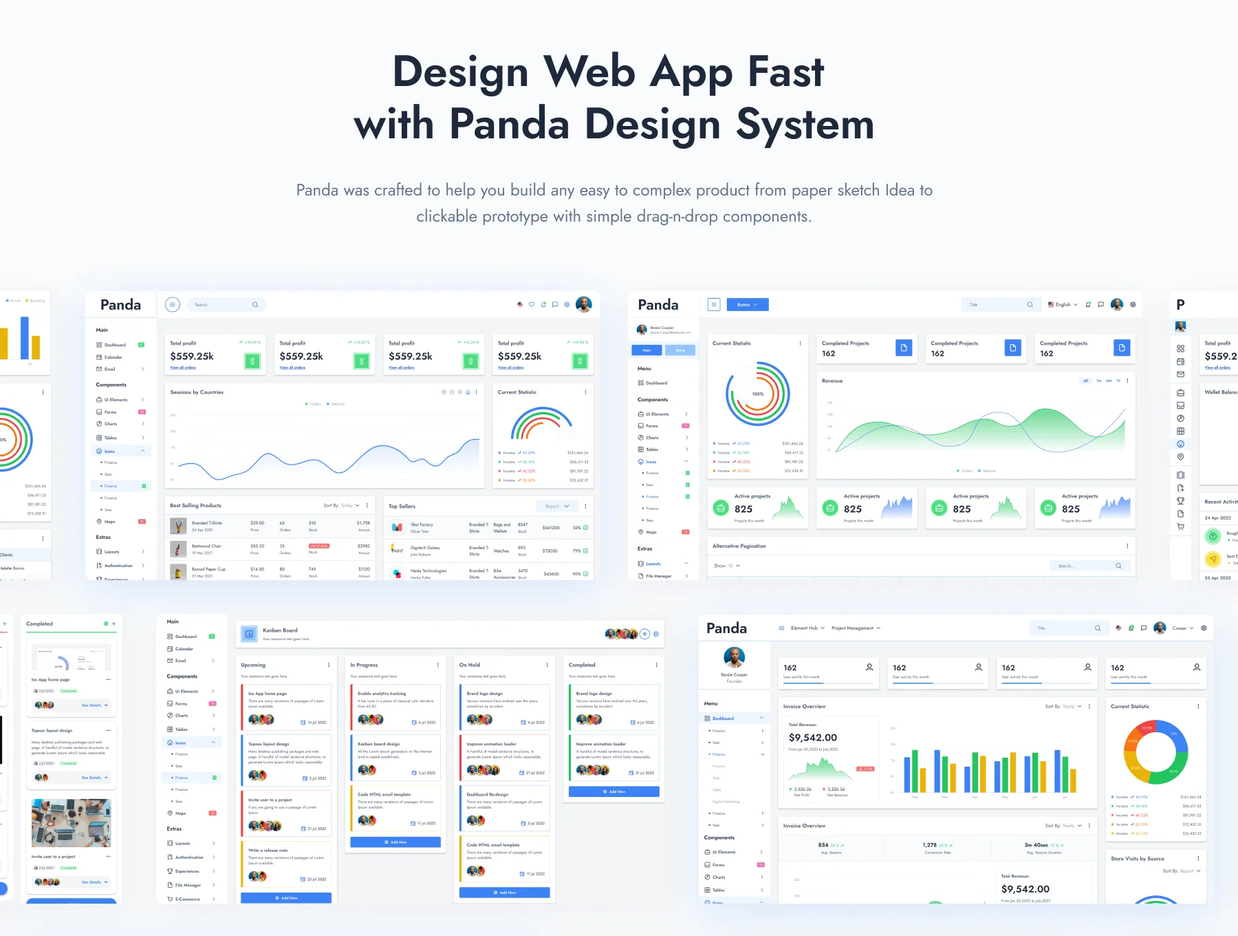 Panda UI Kit  – Figma Design System 4
