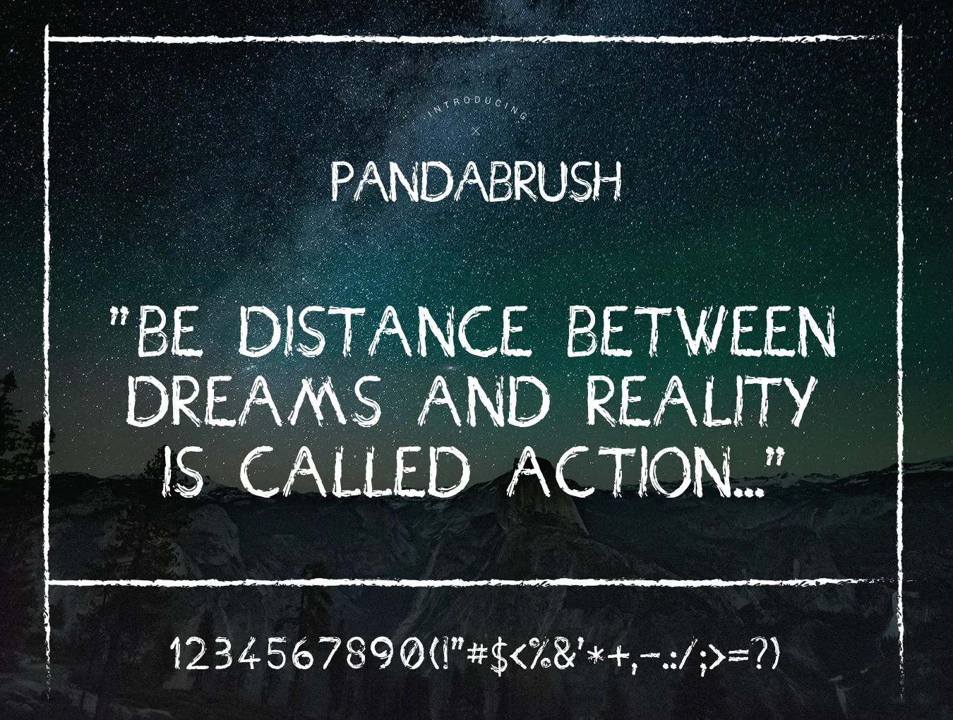 Pandabrush Typeface 3