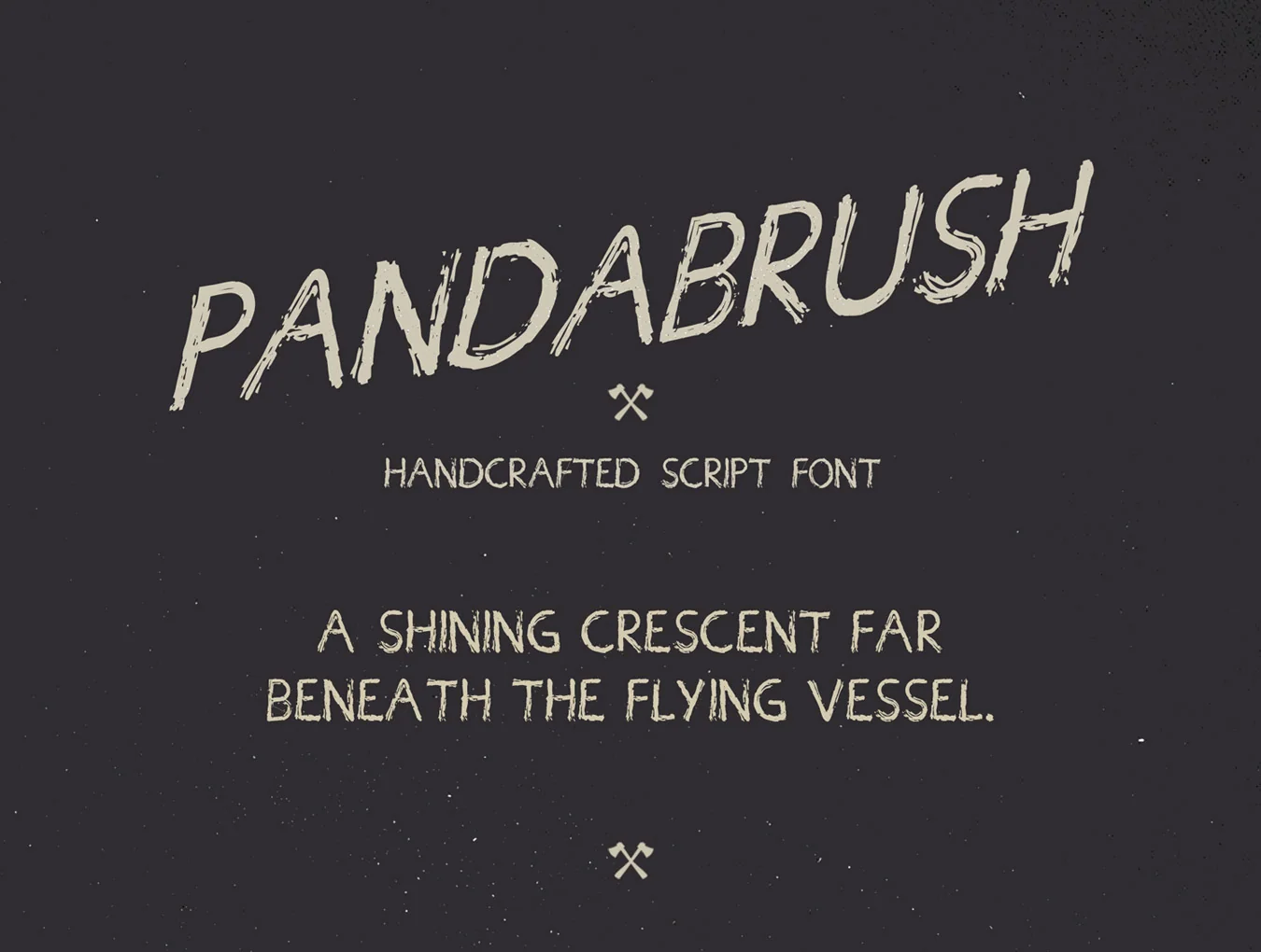 Pandabrush Typeface 4