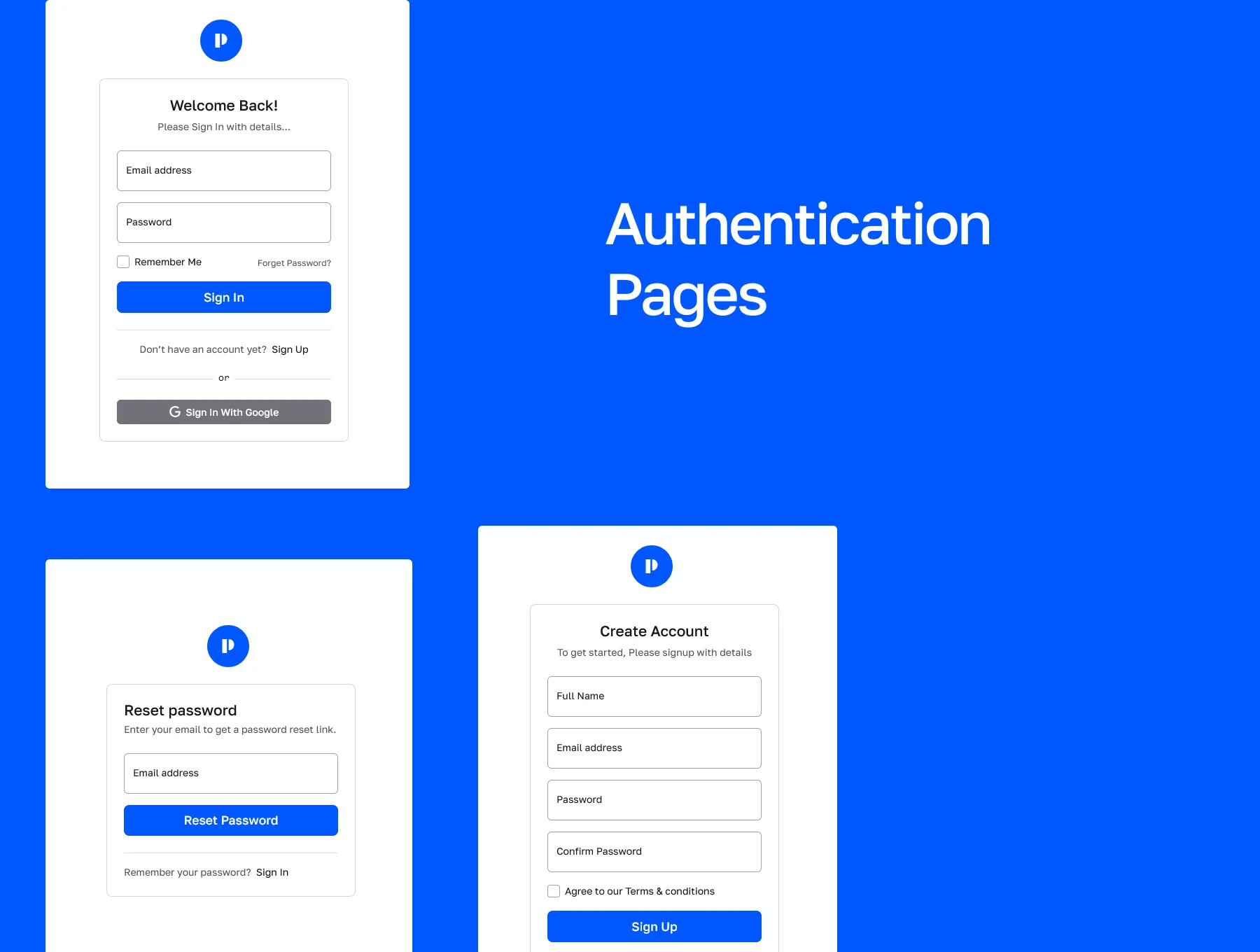 Panel - Admin Dashboard UI Kit 2