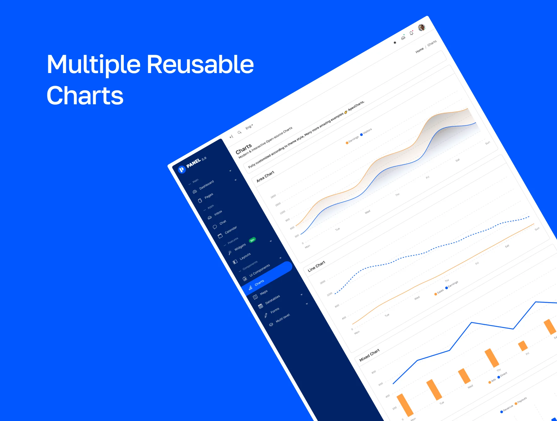 Panel - Admin Dashboard UI Kit 5
