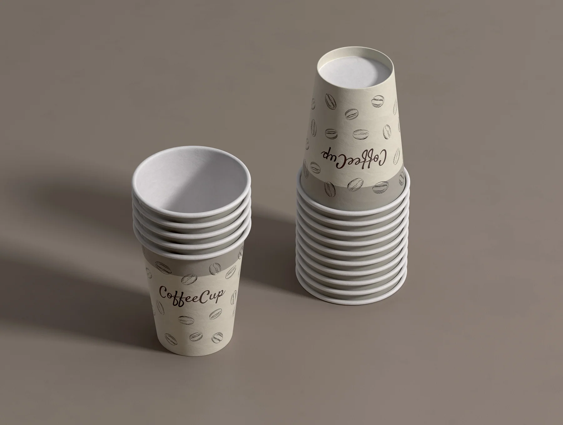 Paper Coffee Cup Mockup