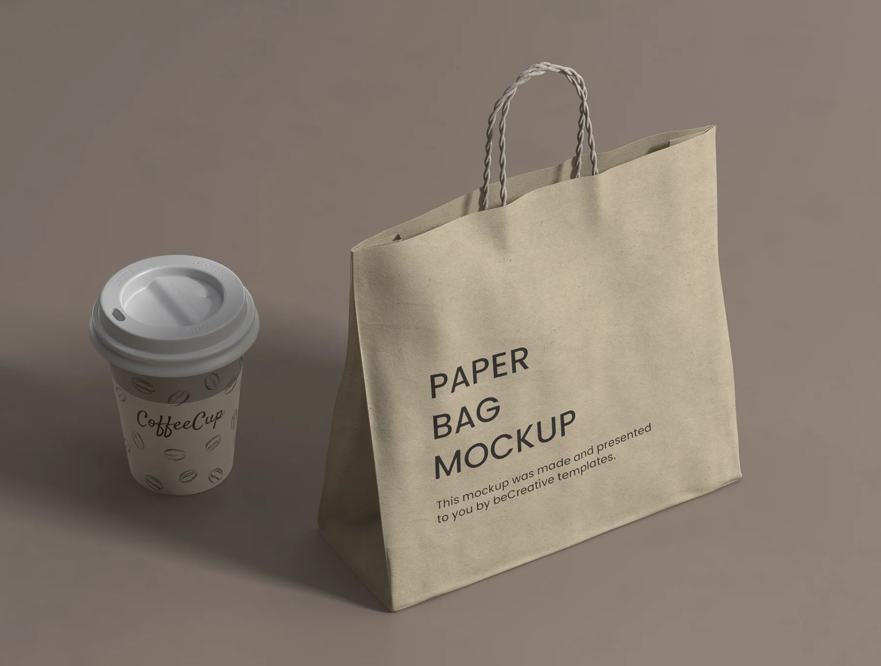 Paper Coffee Cup Mockup 2