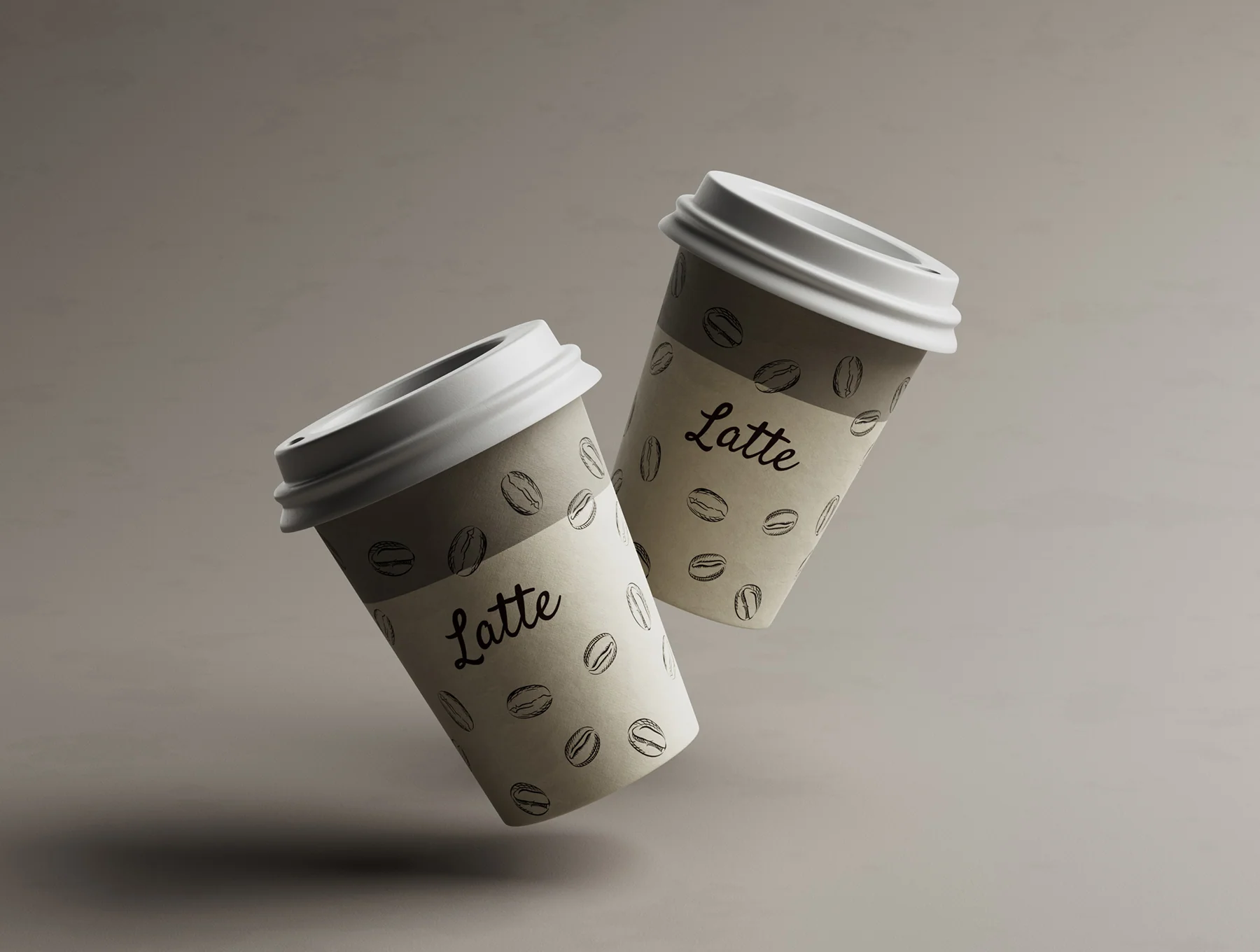 Paper Coffee Cup Mockup 4