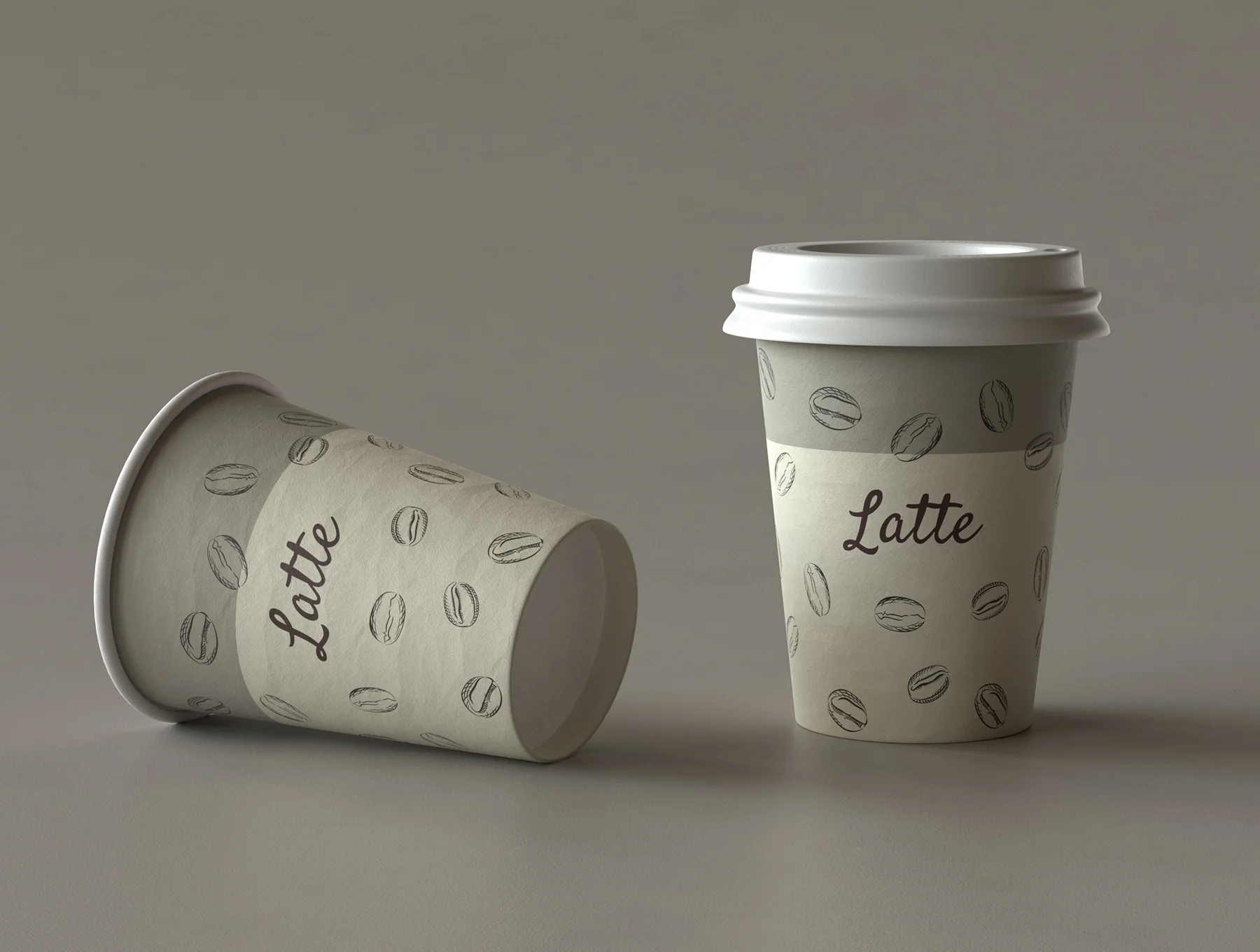 Paper Coffee Cup Mockup 5
