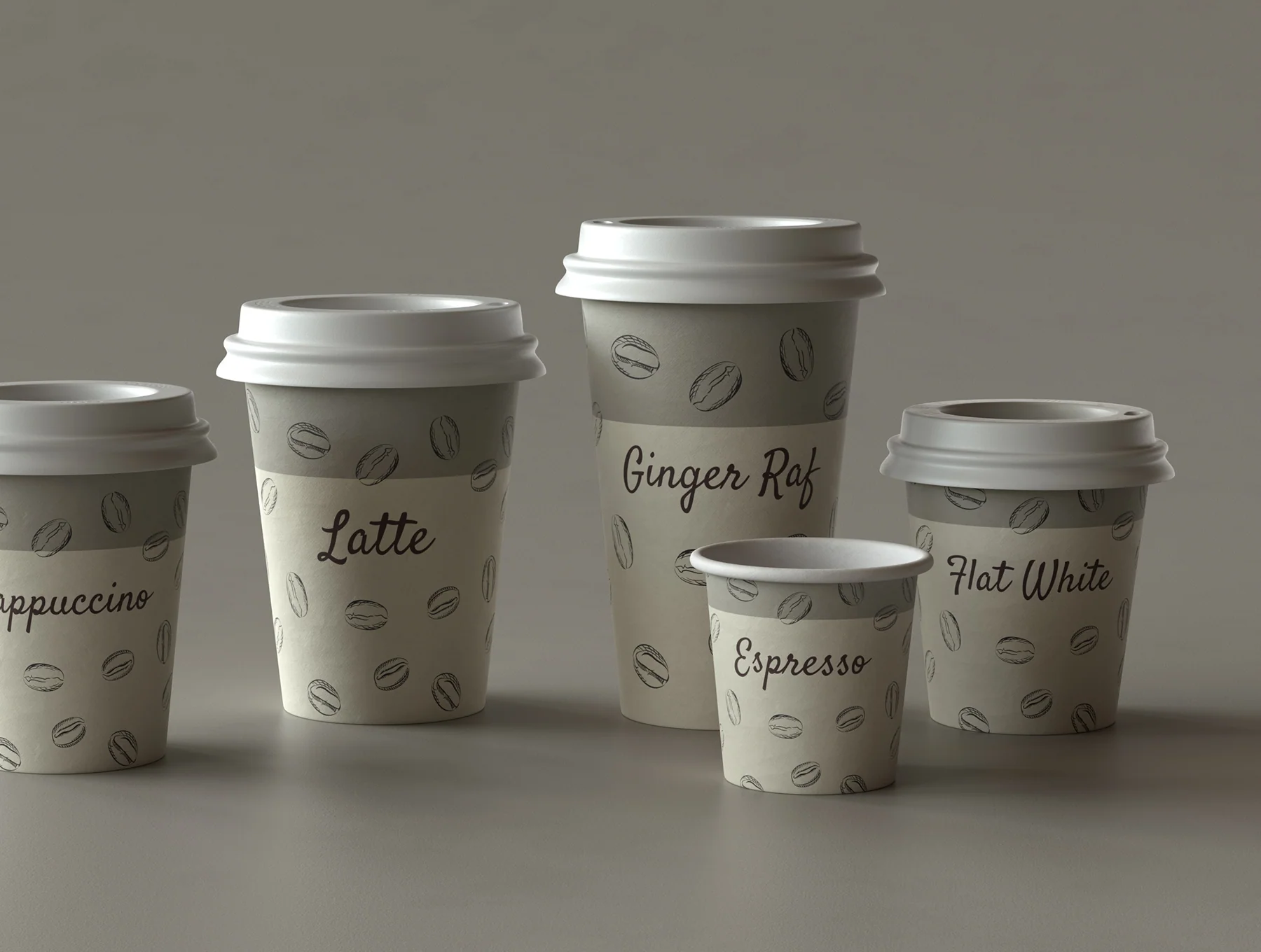 Paper Coffee Cup Mockup 6