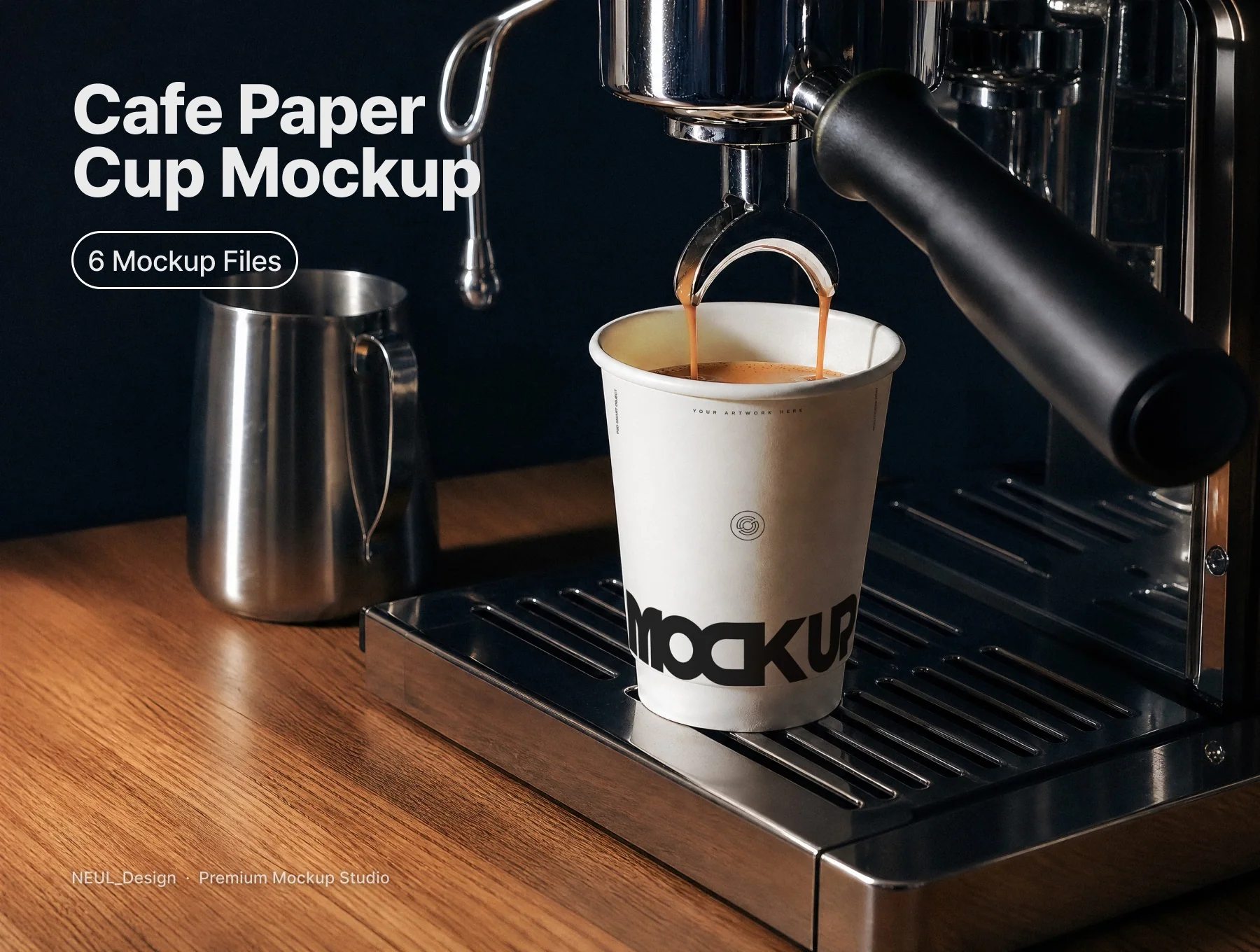 Cafe Paper cup Mock up Set
