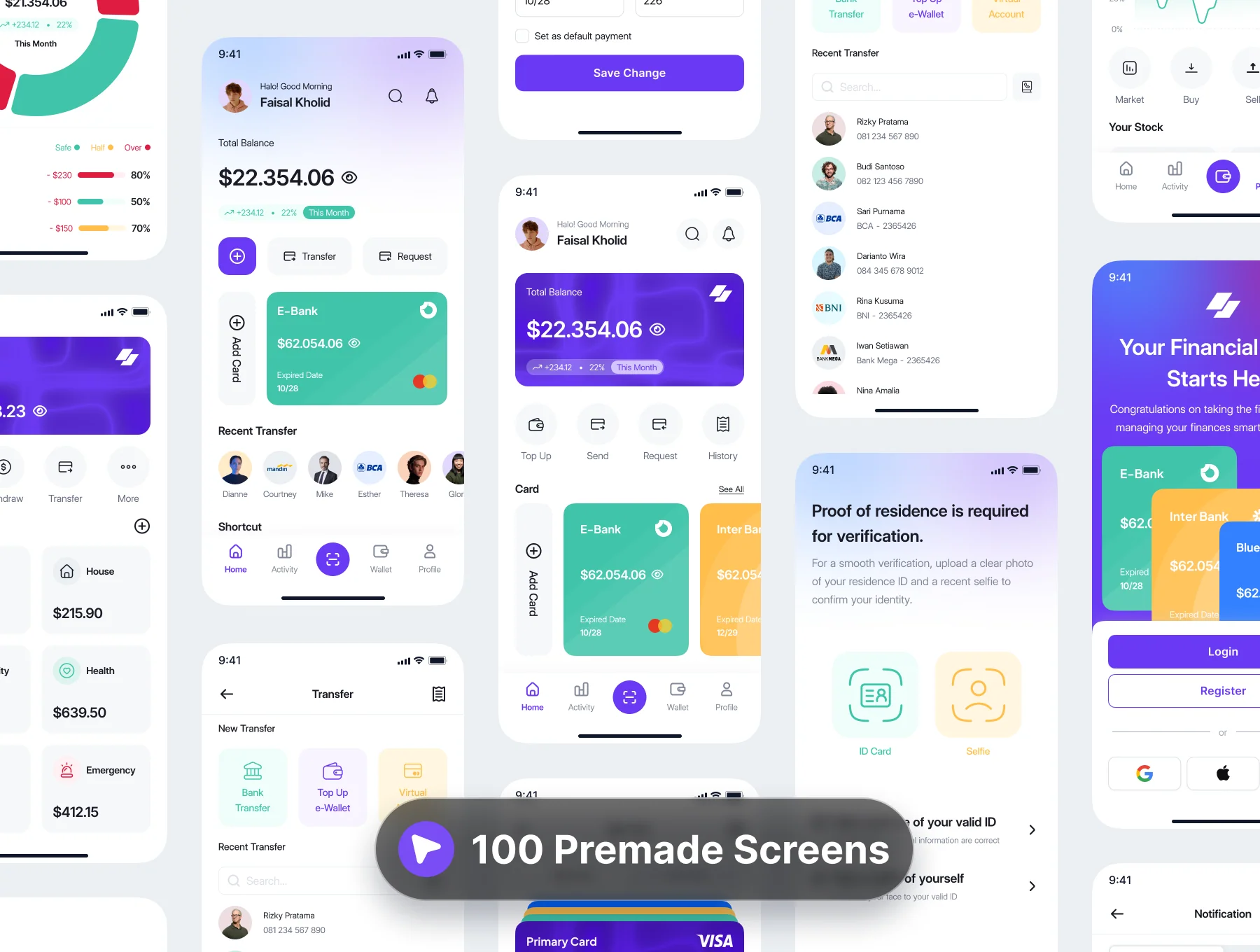 Light Mode - Paper Finance (Fintech mobile UI KIT) 6