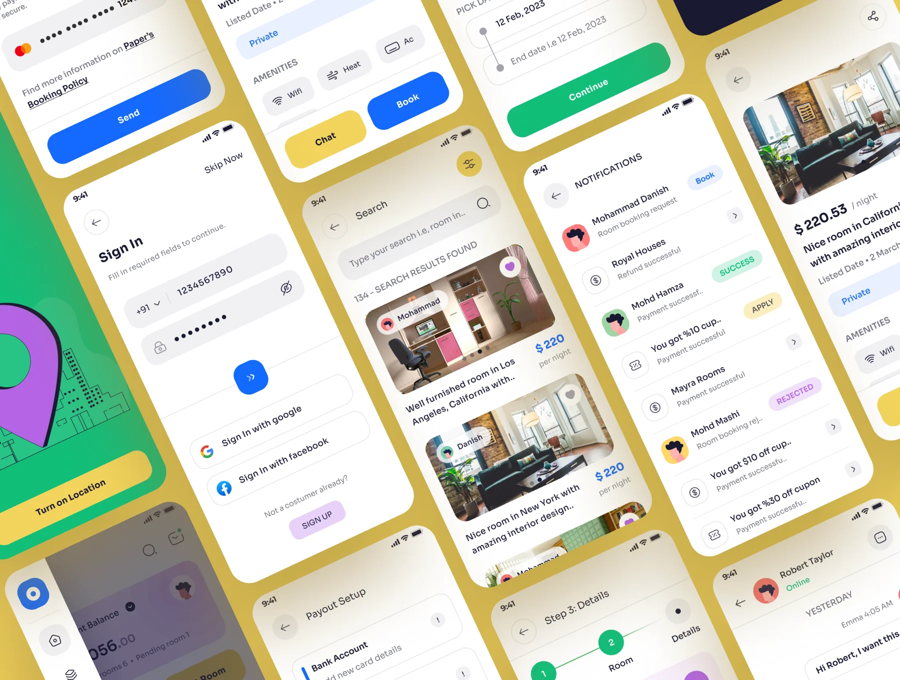 Paper Room Booking App Ui Kit 2