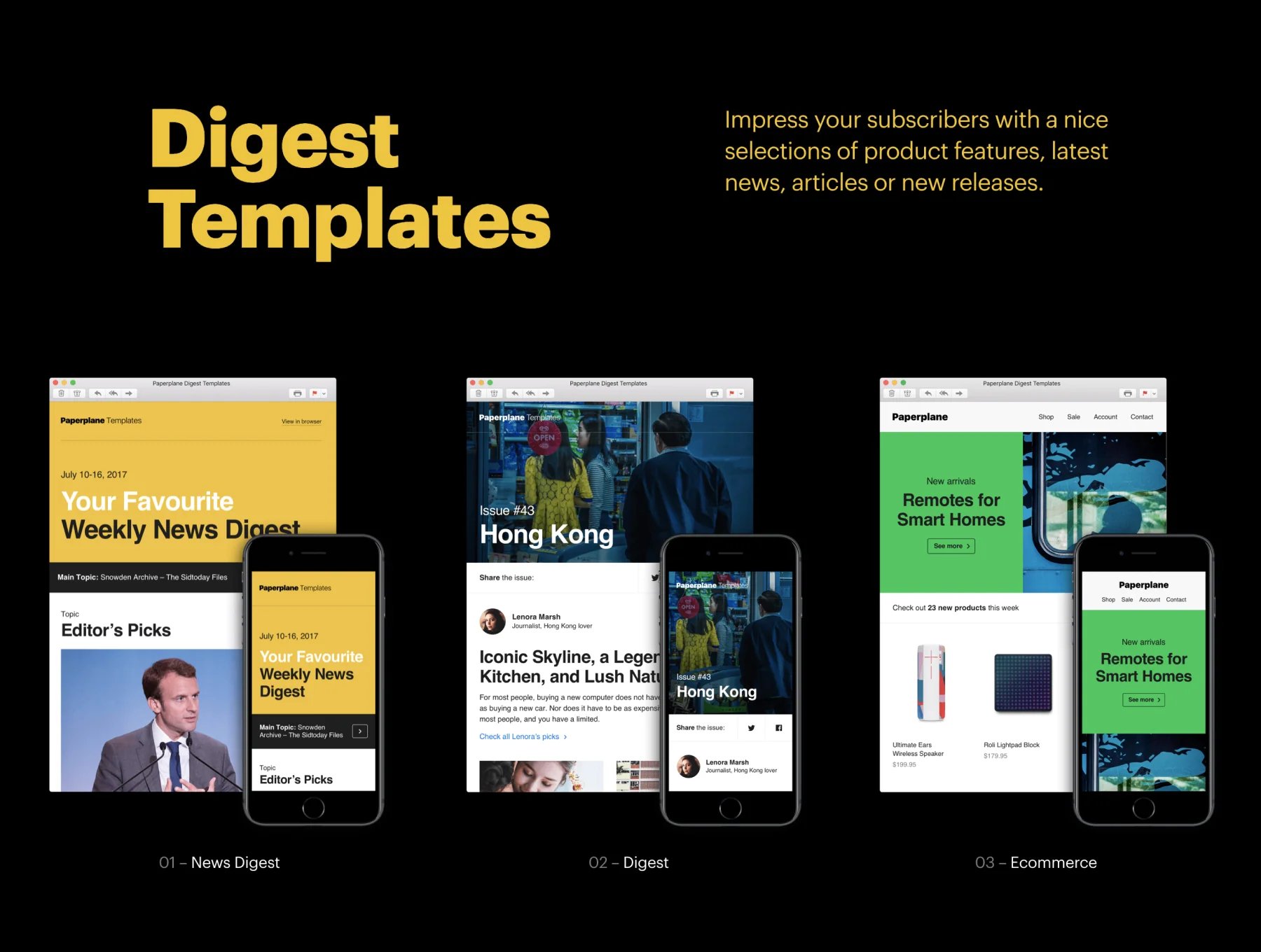 Paperplane Email Templates 4