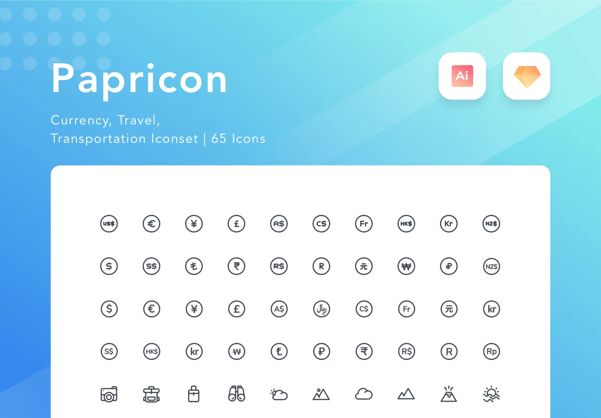 Paperpillar Papricon - Currency, Travel, Transportation