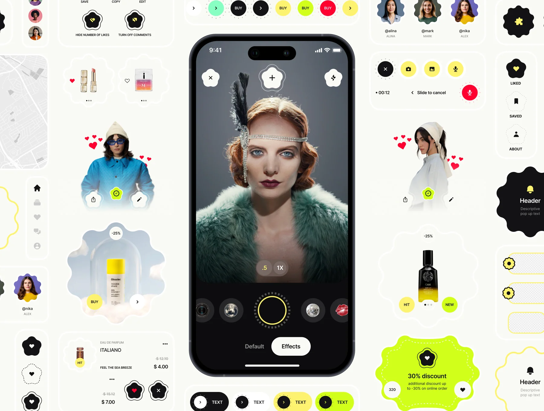 Paradise App UI kit