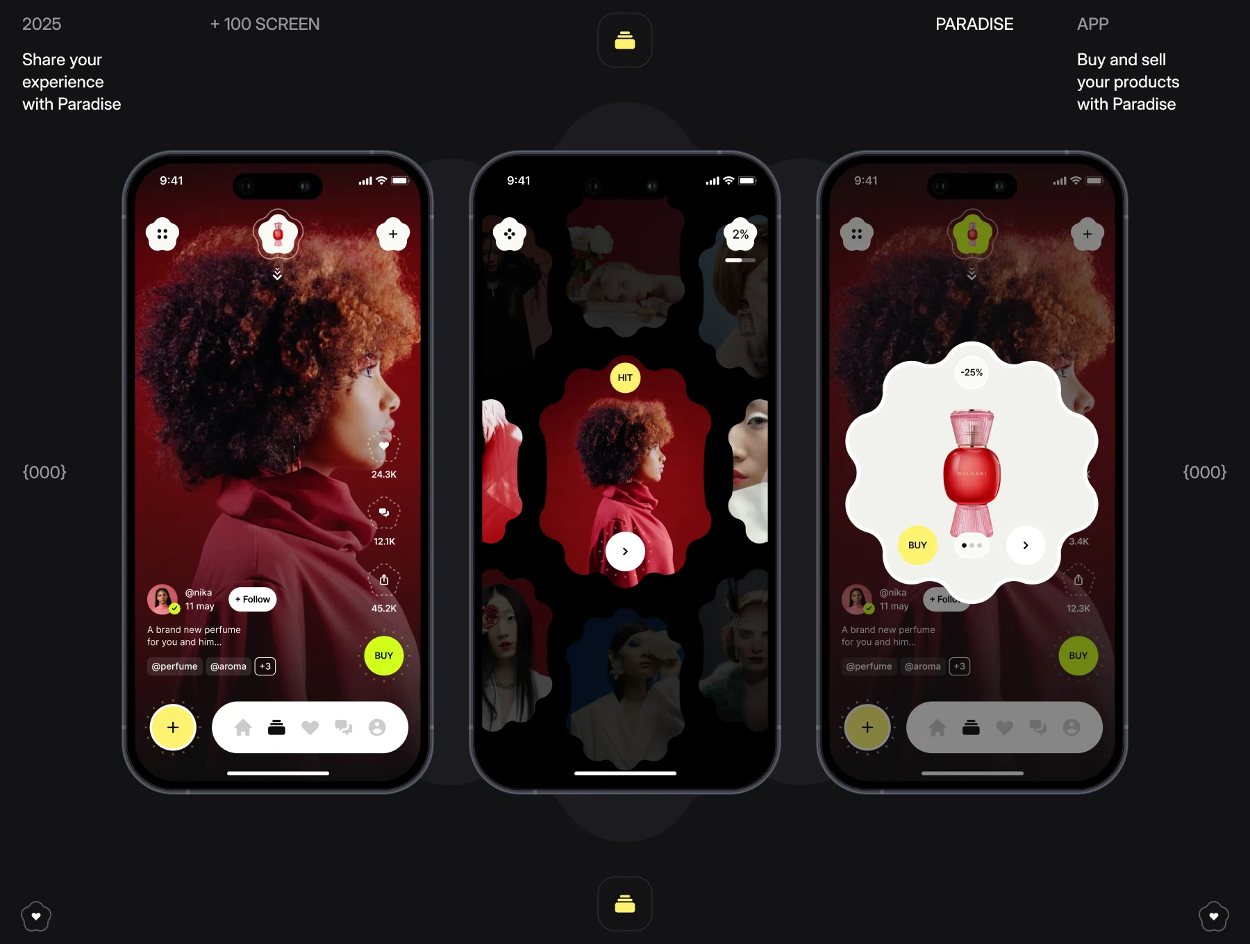 Paradise App UI kit 3