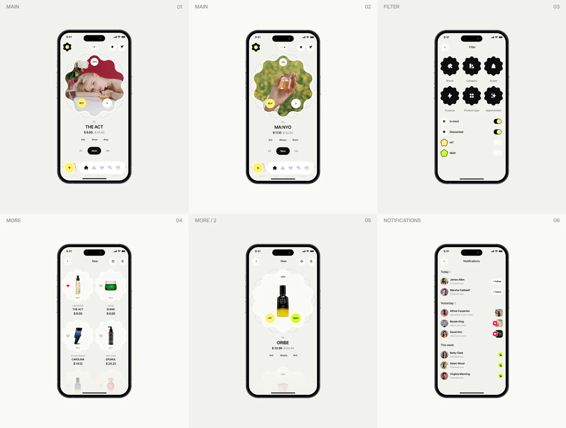 Paradise App UI kit 6