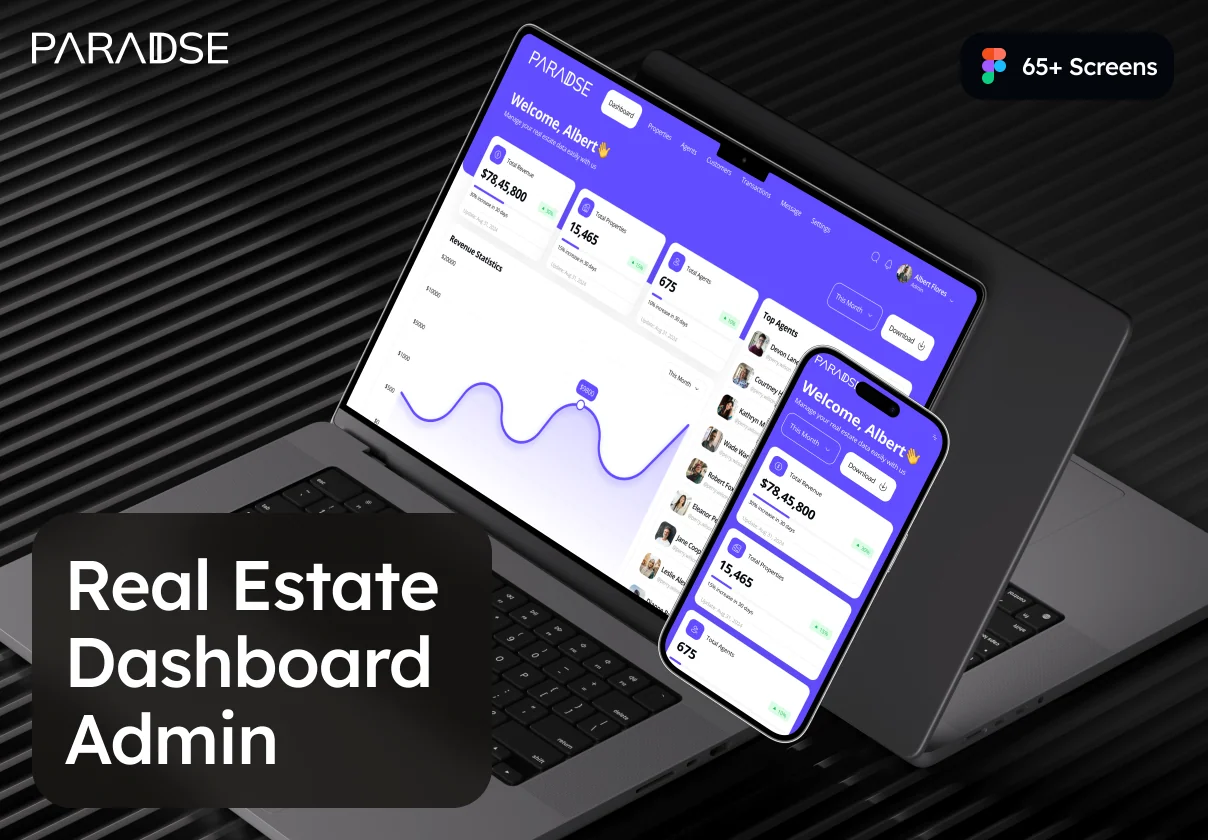 Paradise - Real Estate Dashboard Admin UI Kit