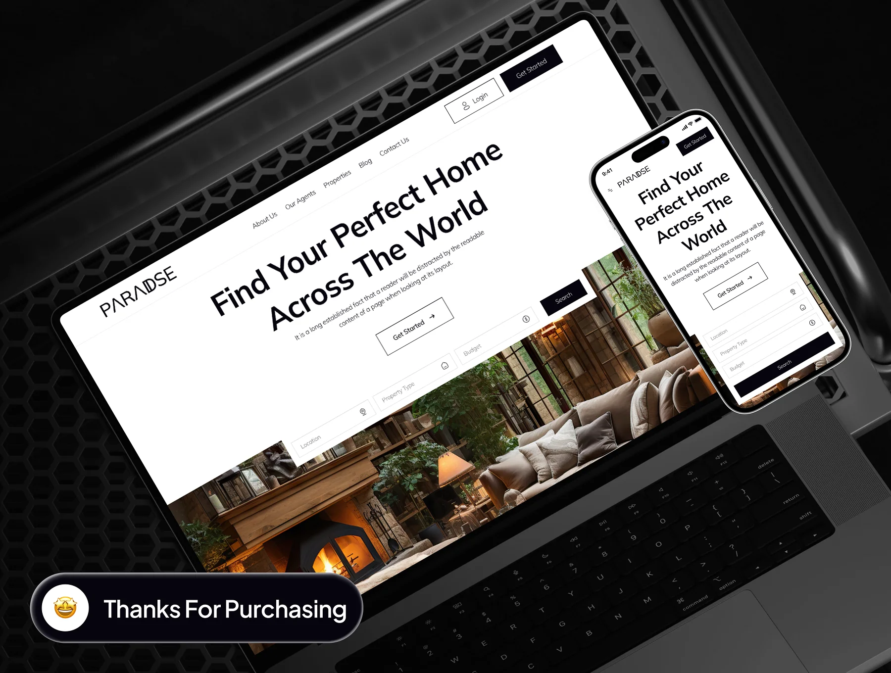 Paradise - Real Estate Website Framer Template 10