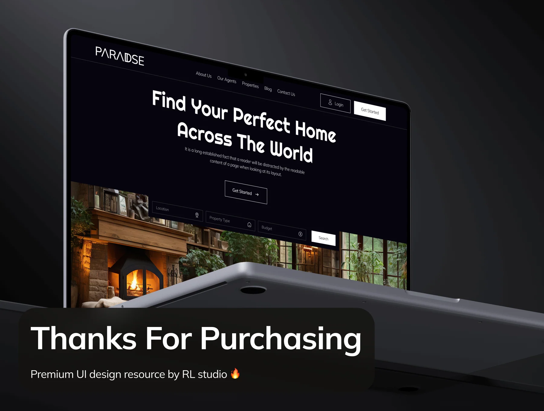 Paradise - Real Estate Website UI Kit 8