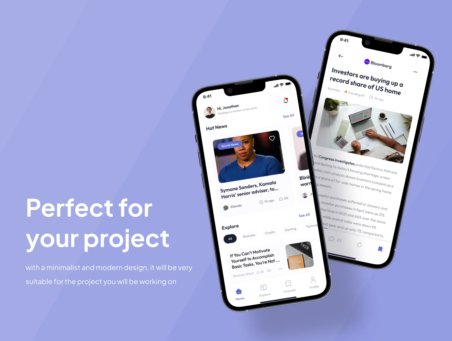 Paragraf - News Portal App Ui Kits 3