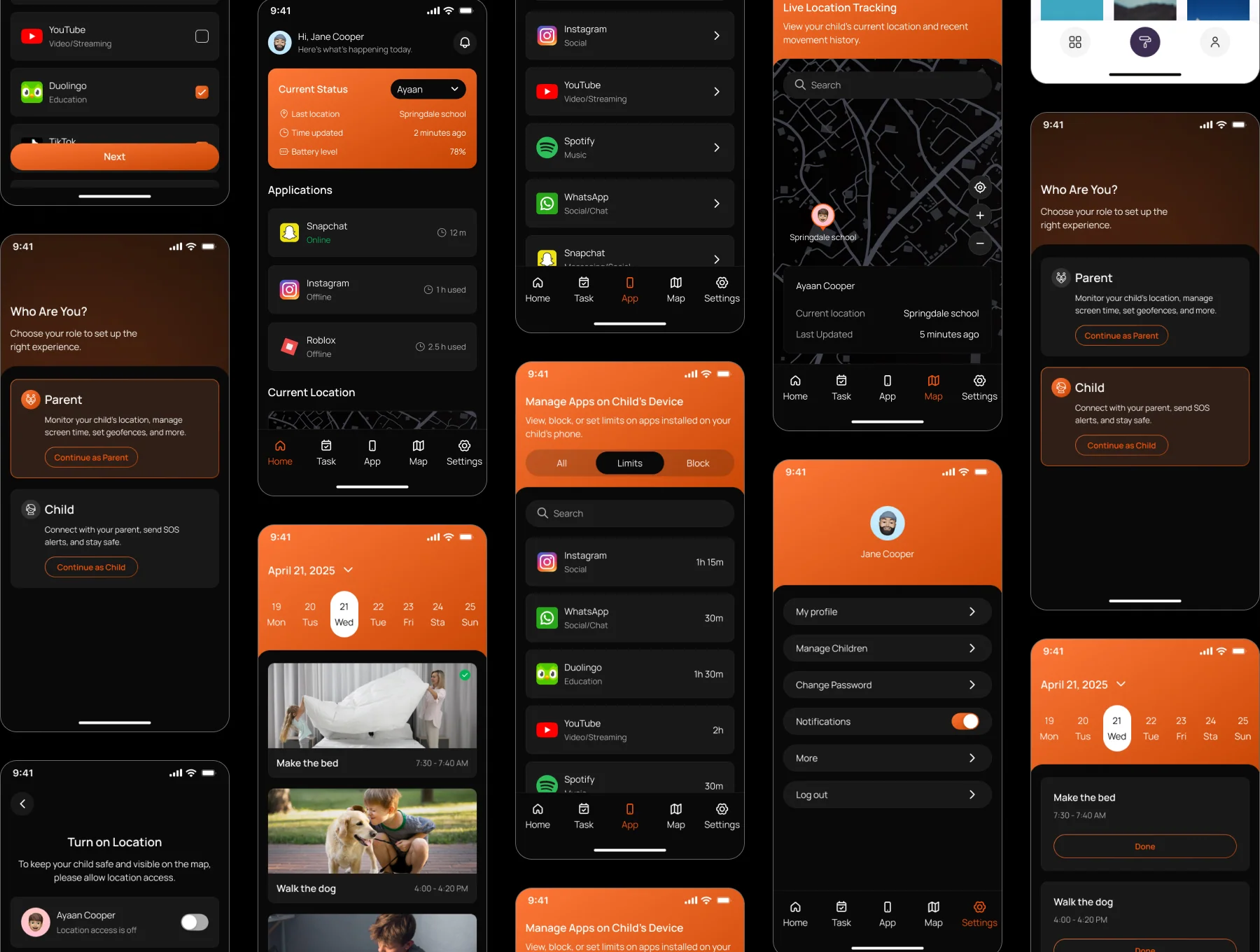 Parental Control App UI Kit 4