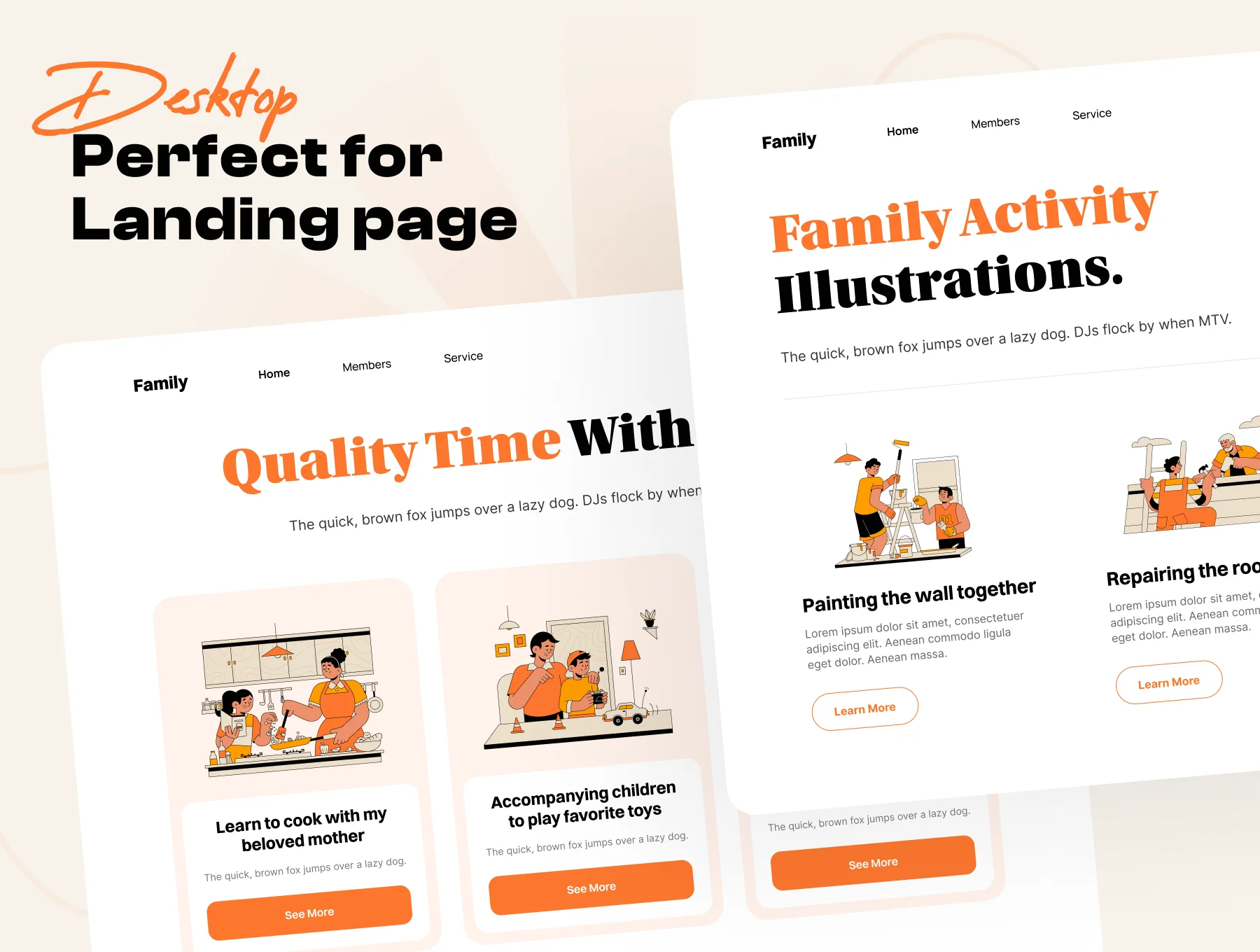 Parenty - Family Activity Illustration Set 6