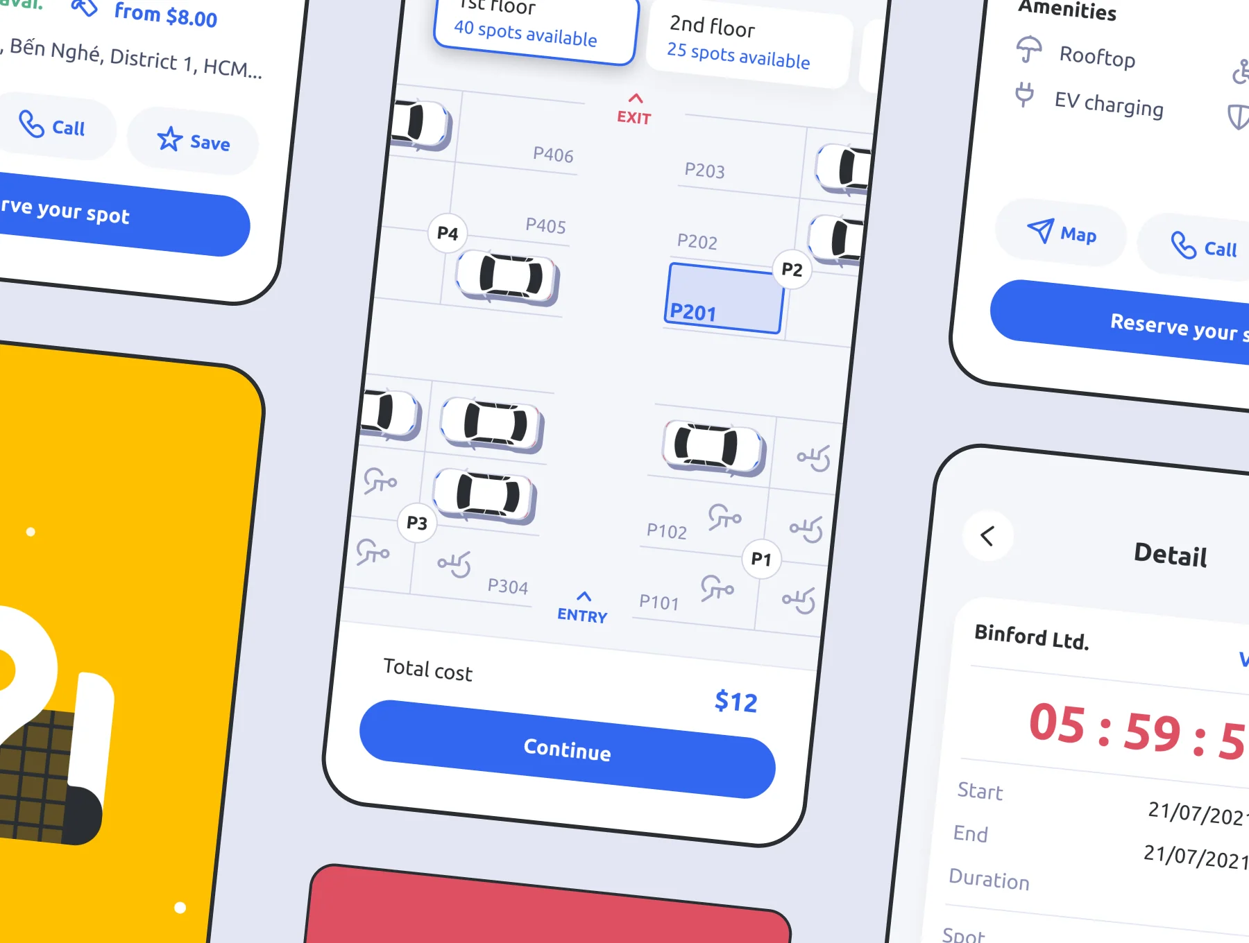Park your Car UI Kit 5