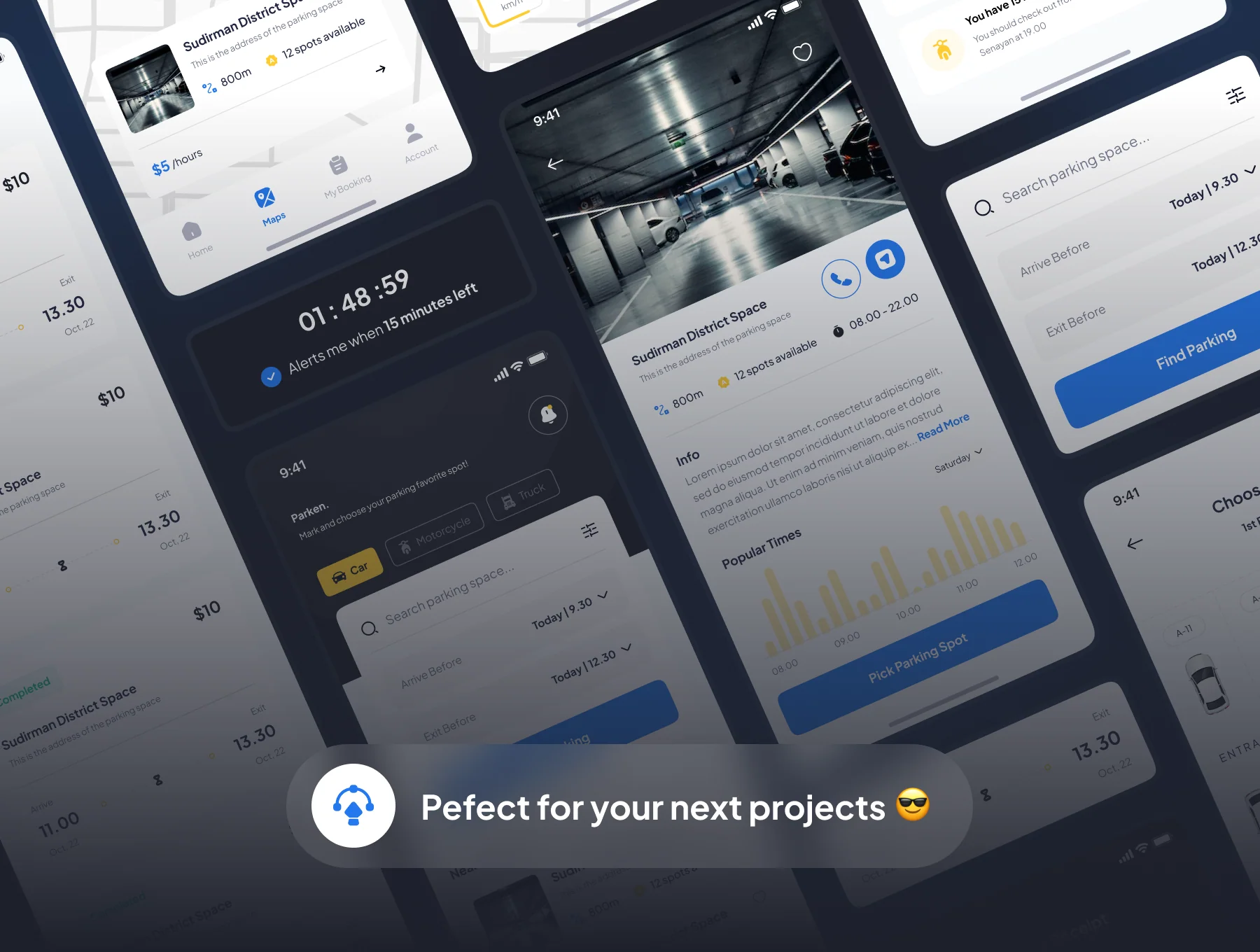 Parken - Parking Apps UI KIT 5