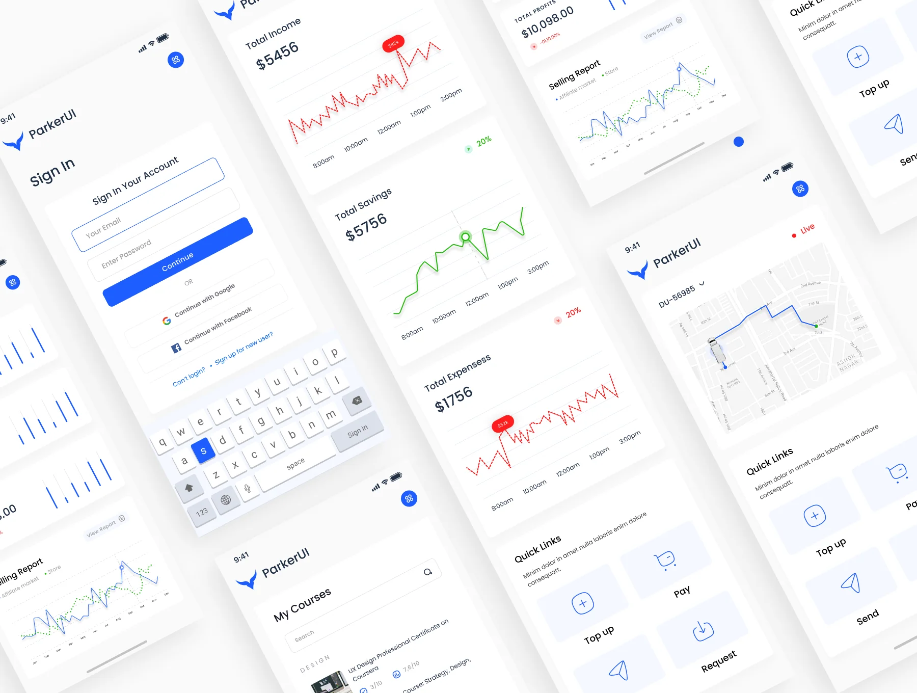 ParkerUI - Premium Analytics UI kit 2
