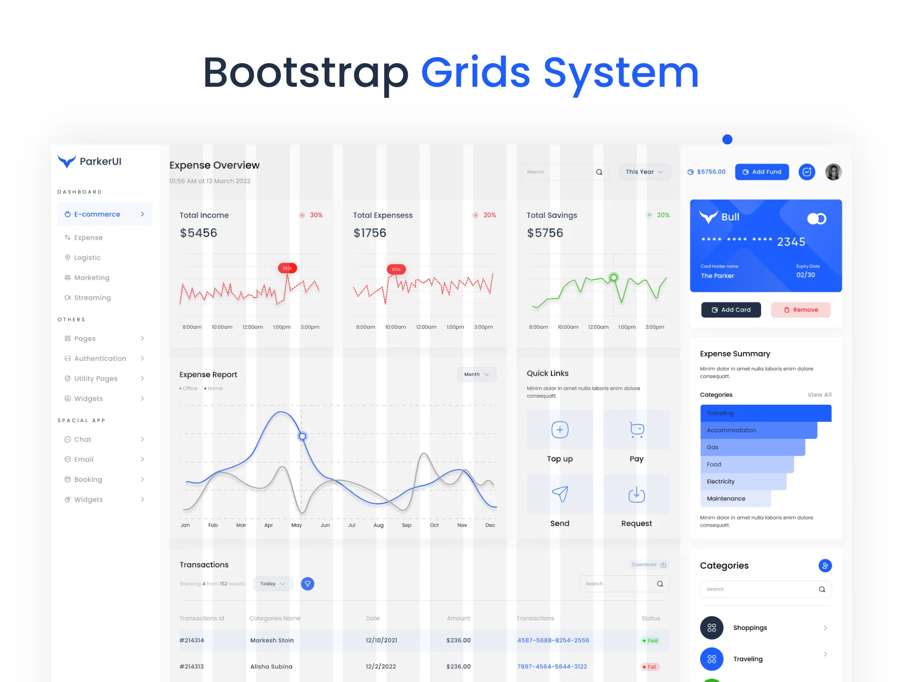 ParkerUI - Premium Analytics UI kit 6