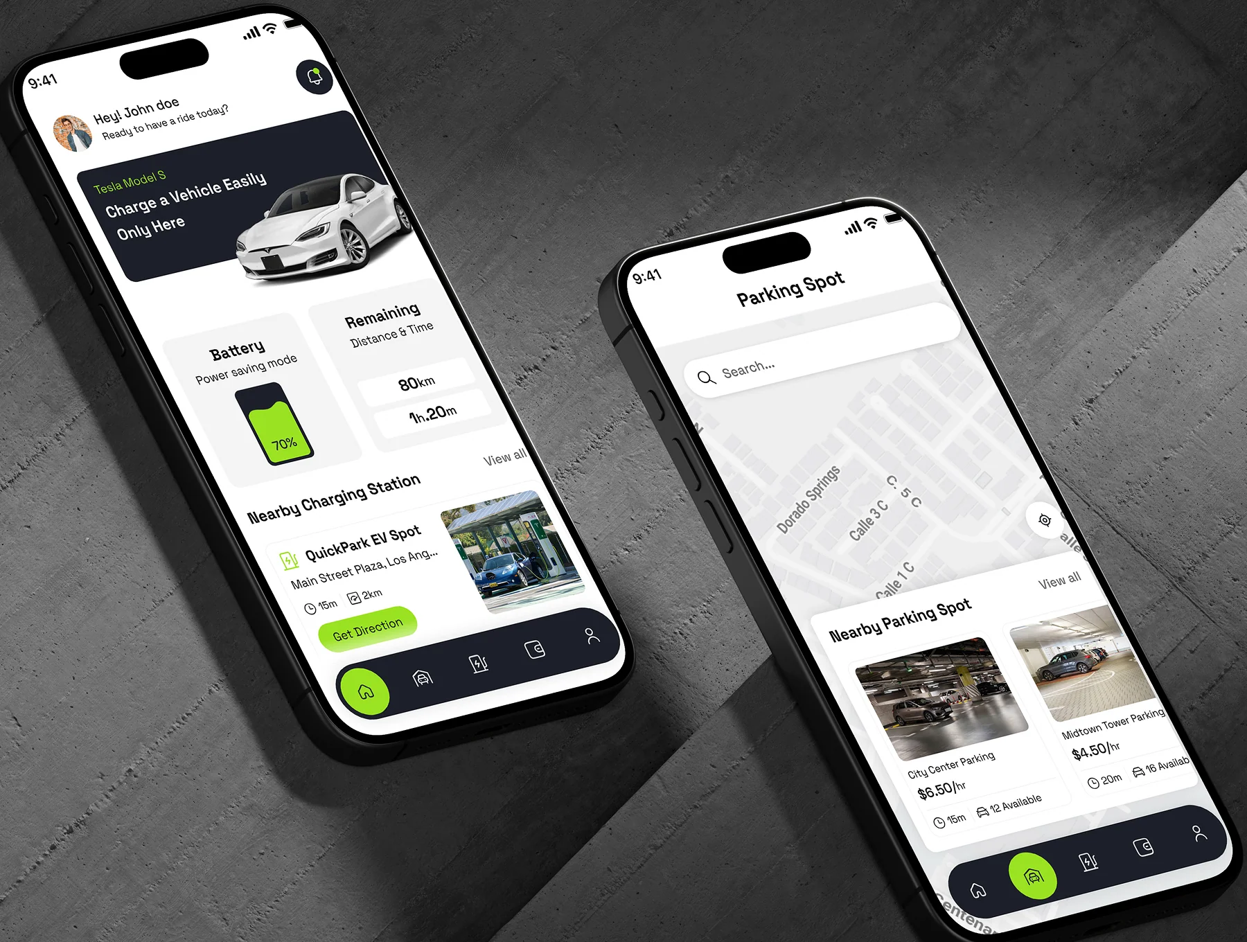 Parkify - Car Parking and Charging Mobile APP UI Kit 8