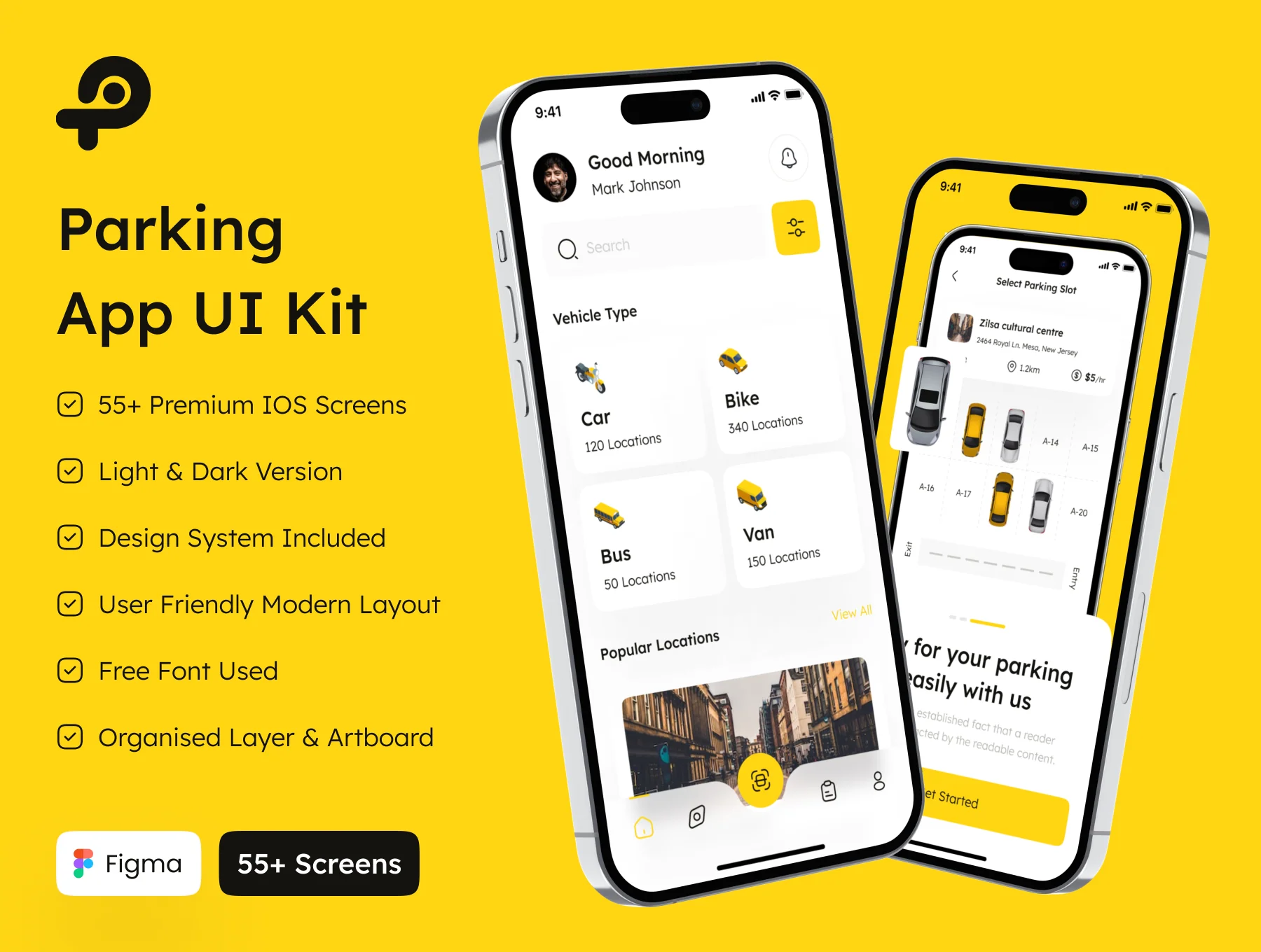 Parking App UI Kit