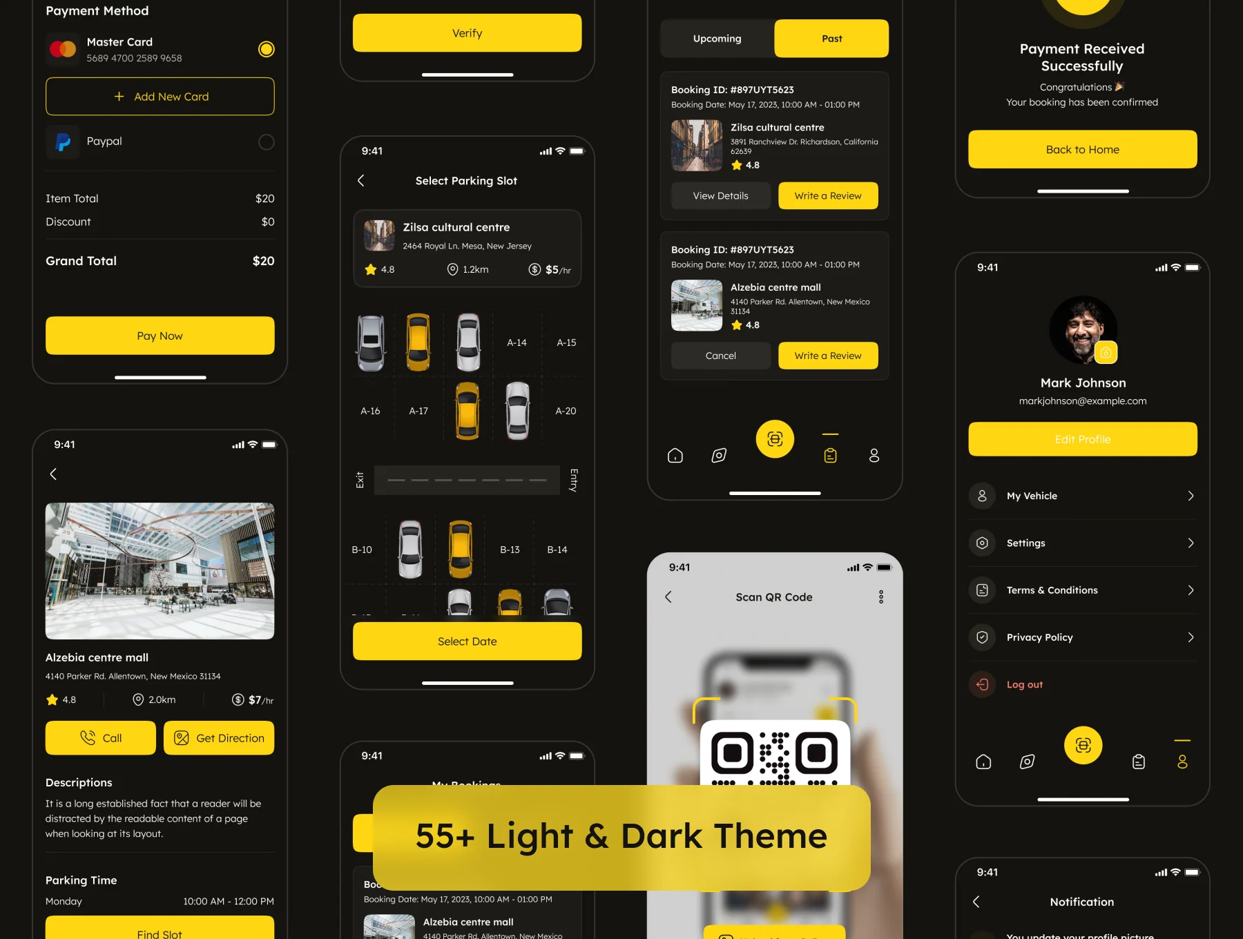 Parking App UI Kit 8