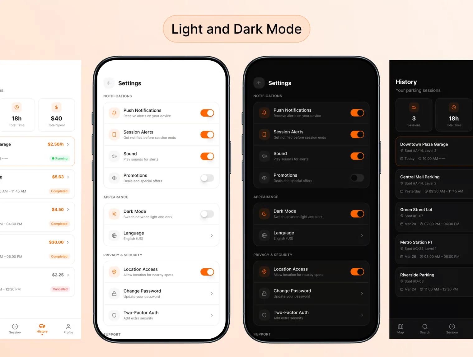 ParkSpot — Smart Parking Mobile App UI Kit 5