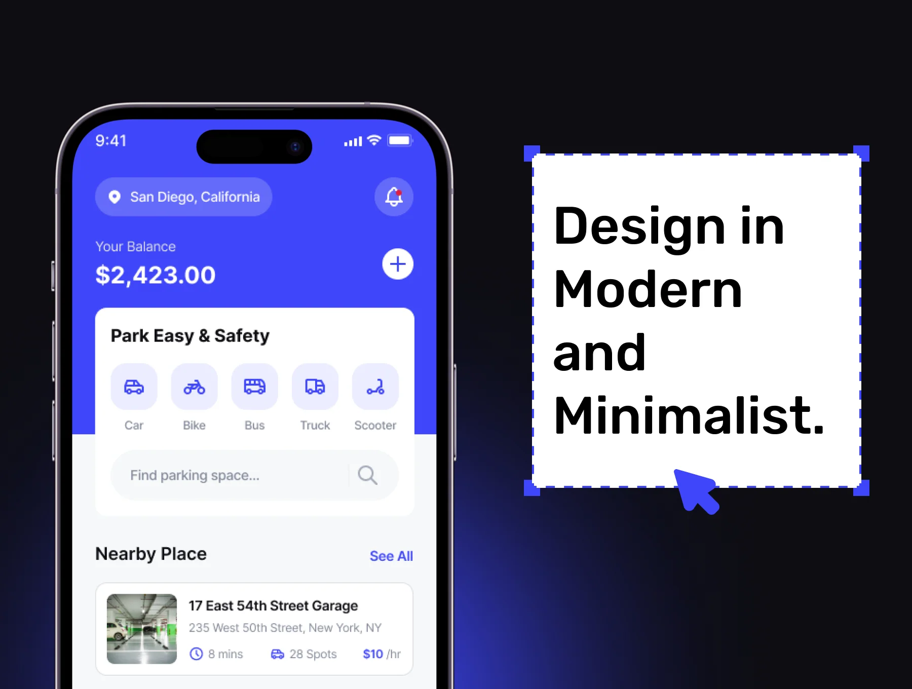 PARKWAY - Find Parking Spot Mobile App UI Kit 6