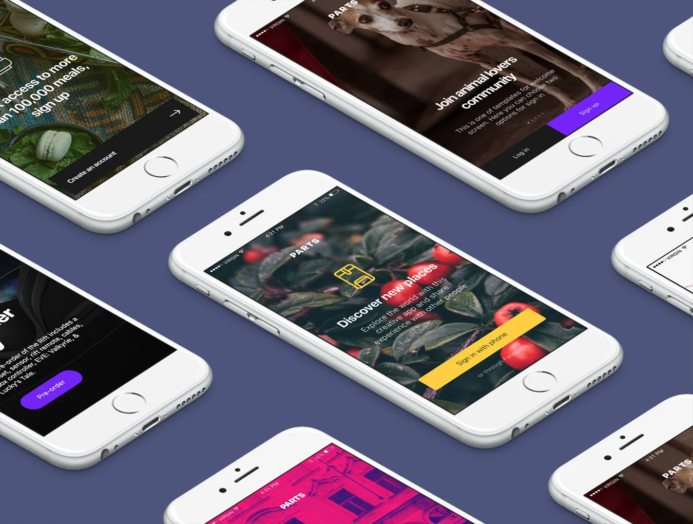 Parts UI Mobile Kit 4