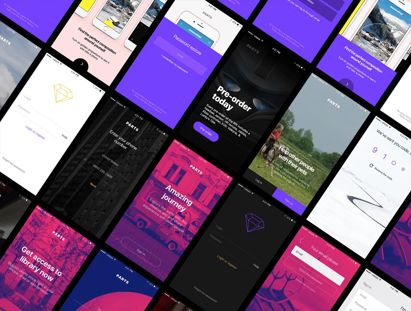 Parts UI Mobile Kit 6