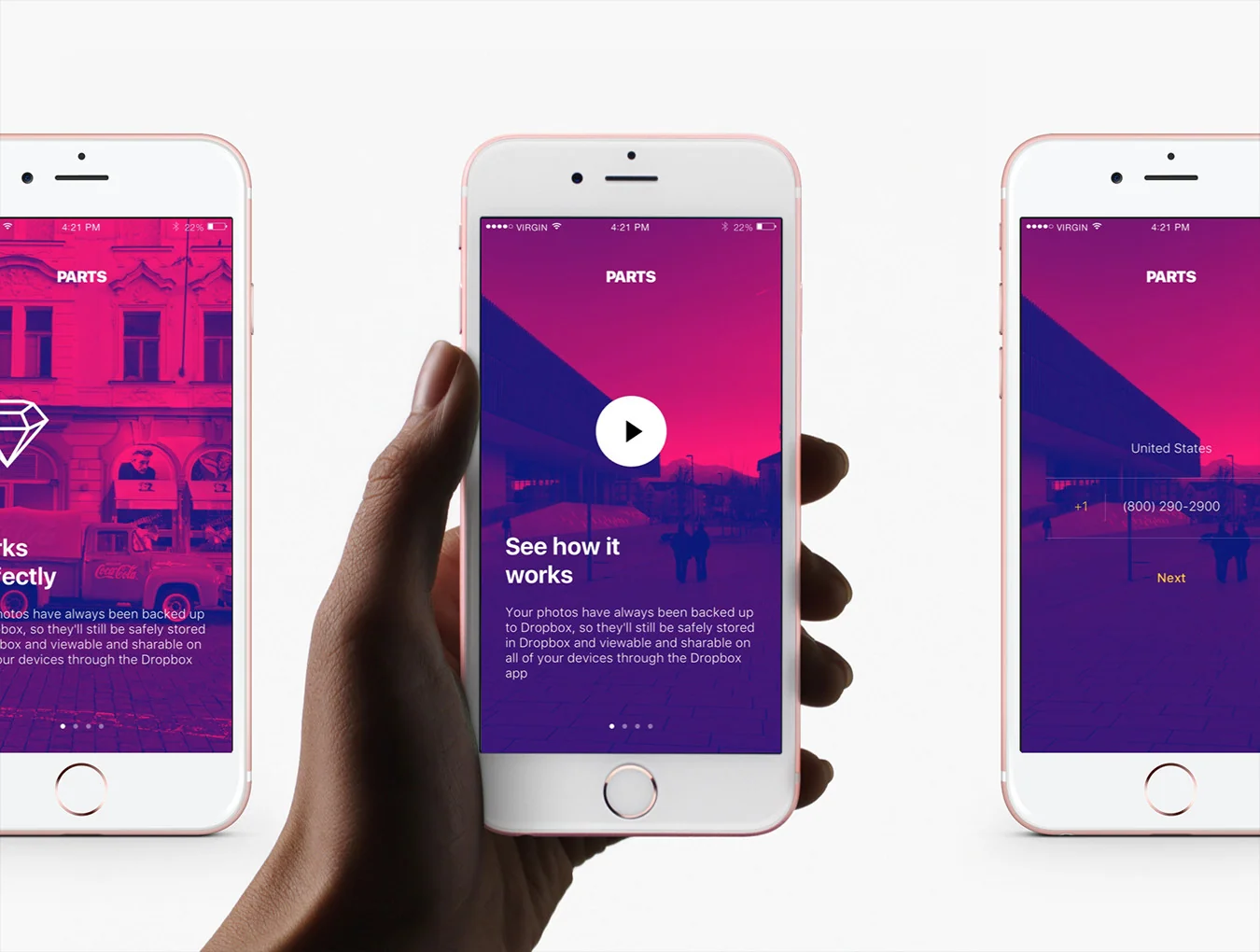 Parts UI Mobile Kit 8