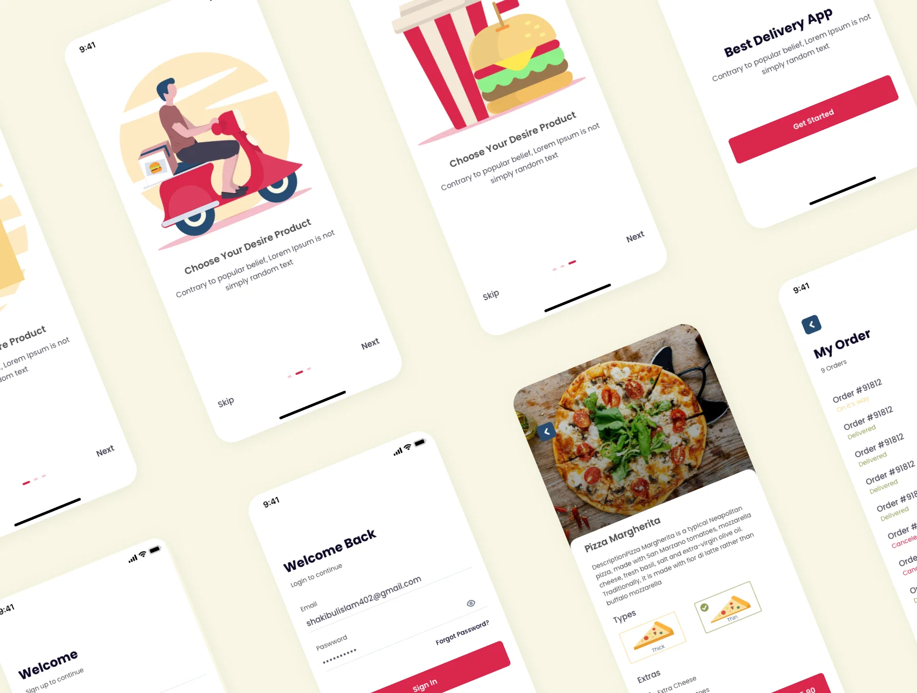 Partus Delivery UI Kit 5