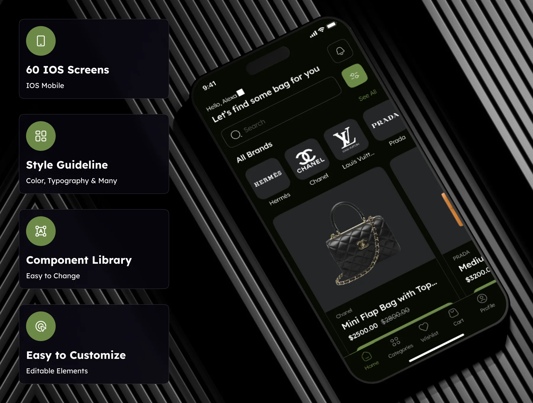 Pasel - Bag Store Ecommerce App UI Kit 3