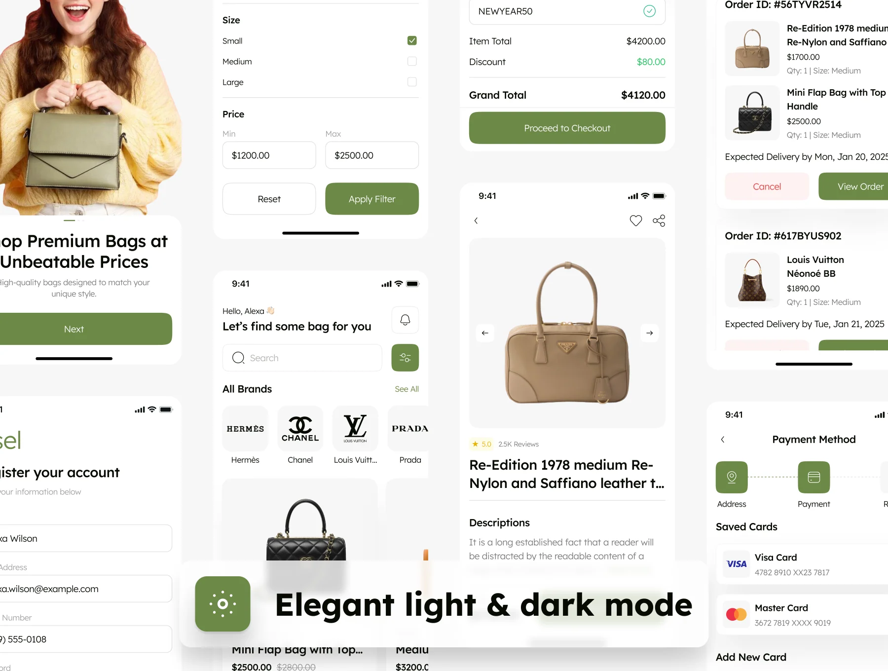Pasel - Bag Store Ecommerce App UI Kit 5