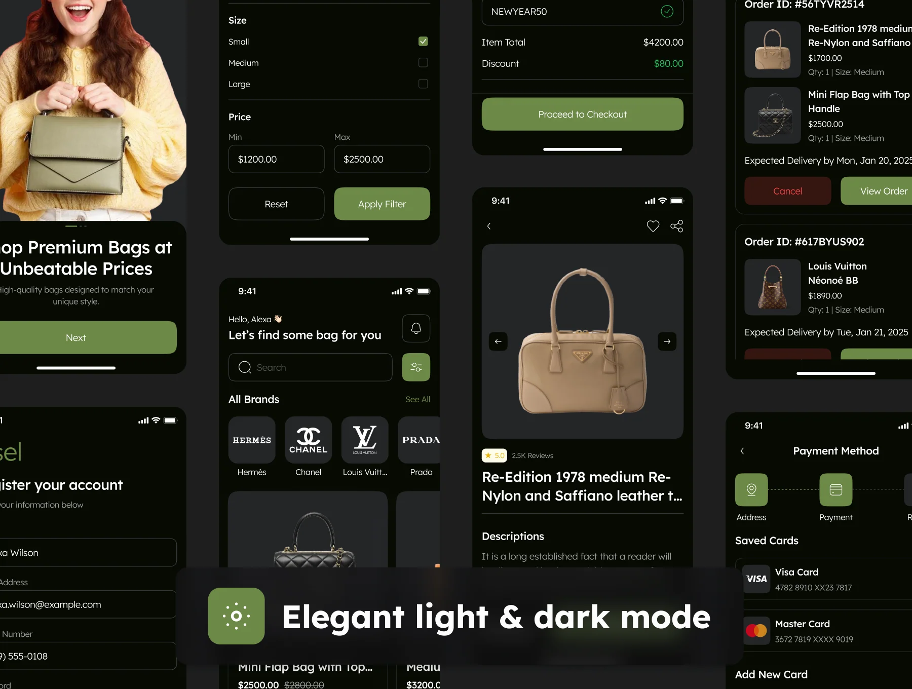 Pasel - Bag Store Ecommerce App UI Kit 6