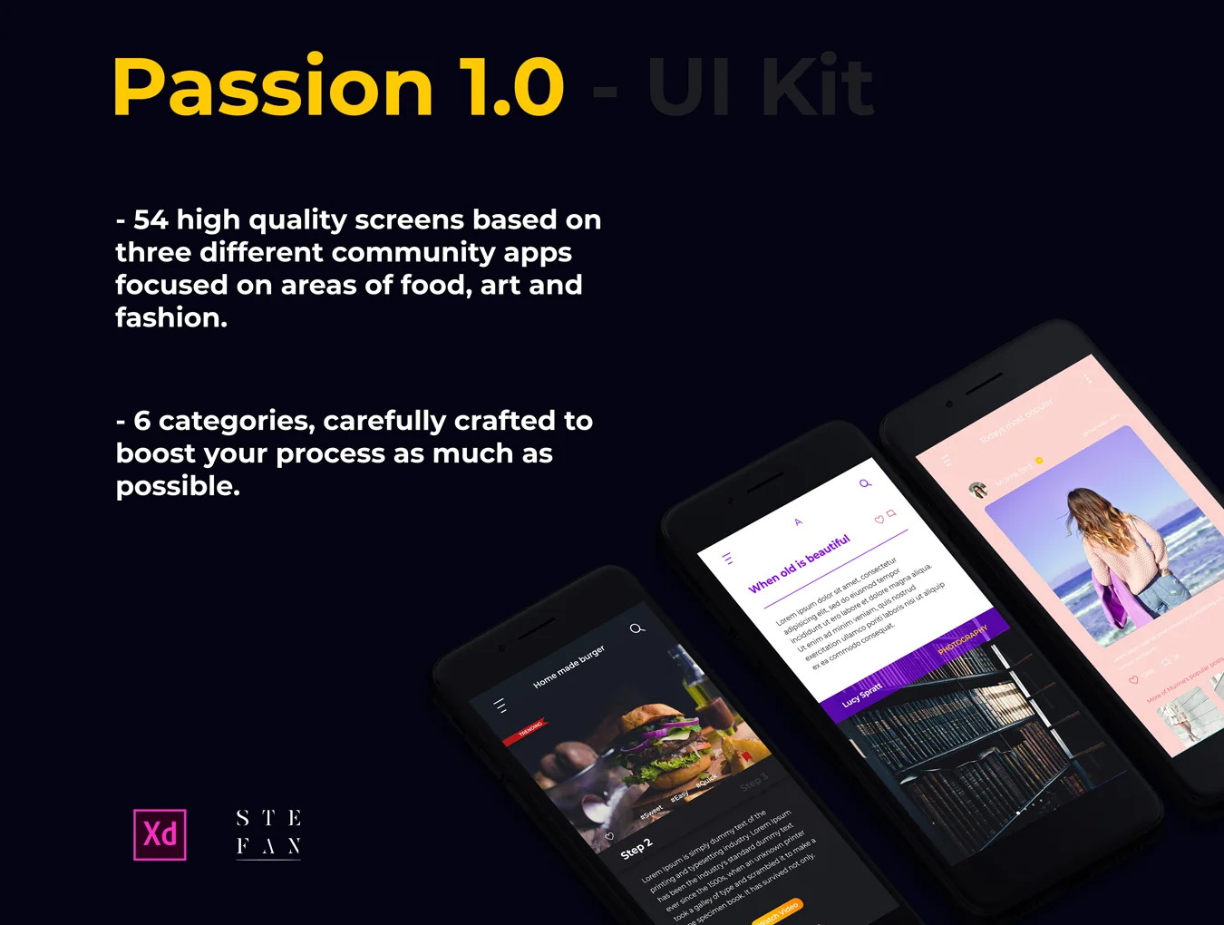 Passion 1.0 UI Kit