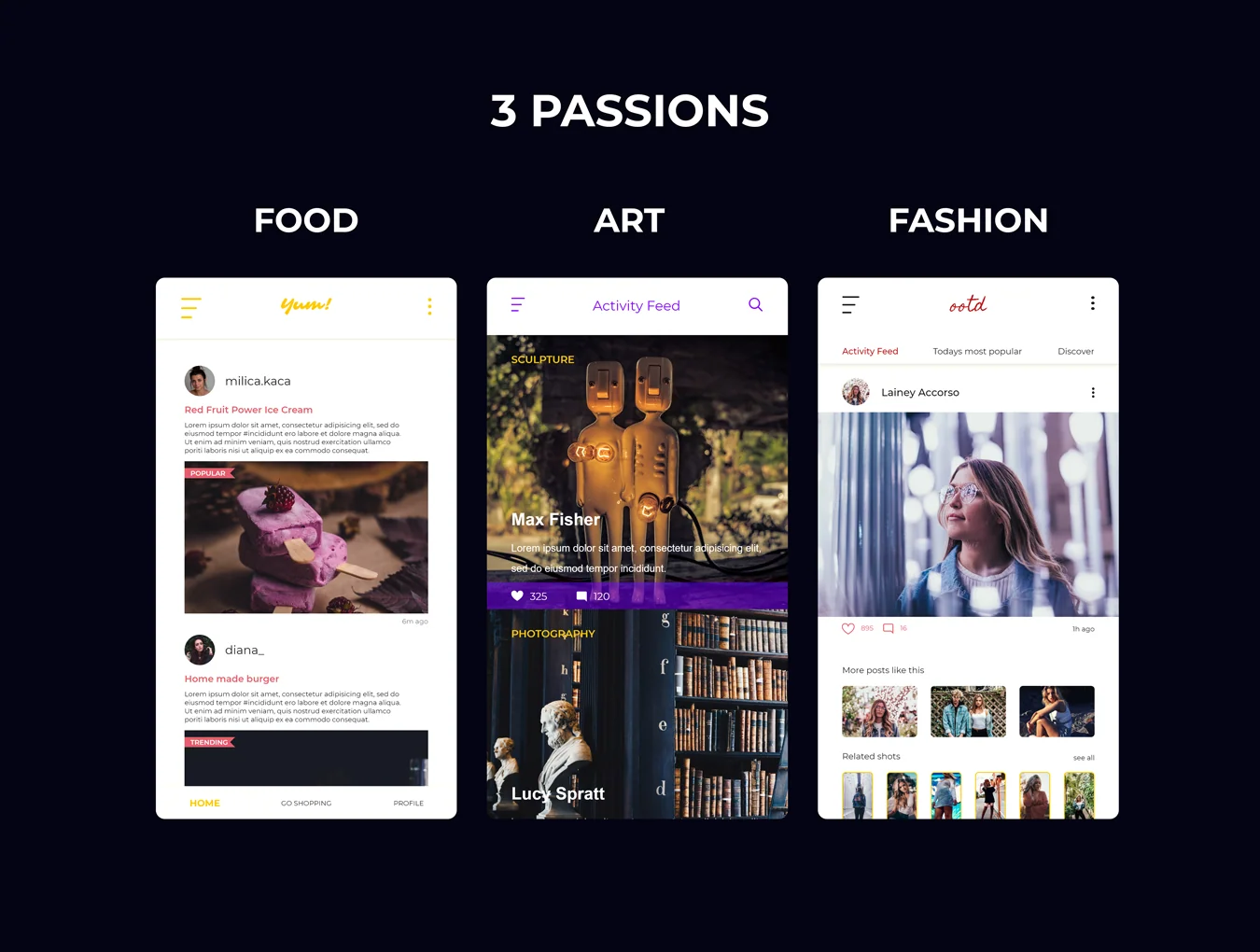 Passion 1.0 UI Kit 4