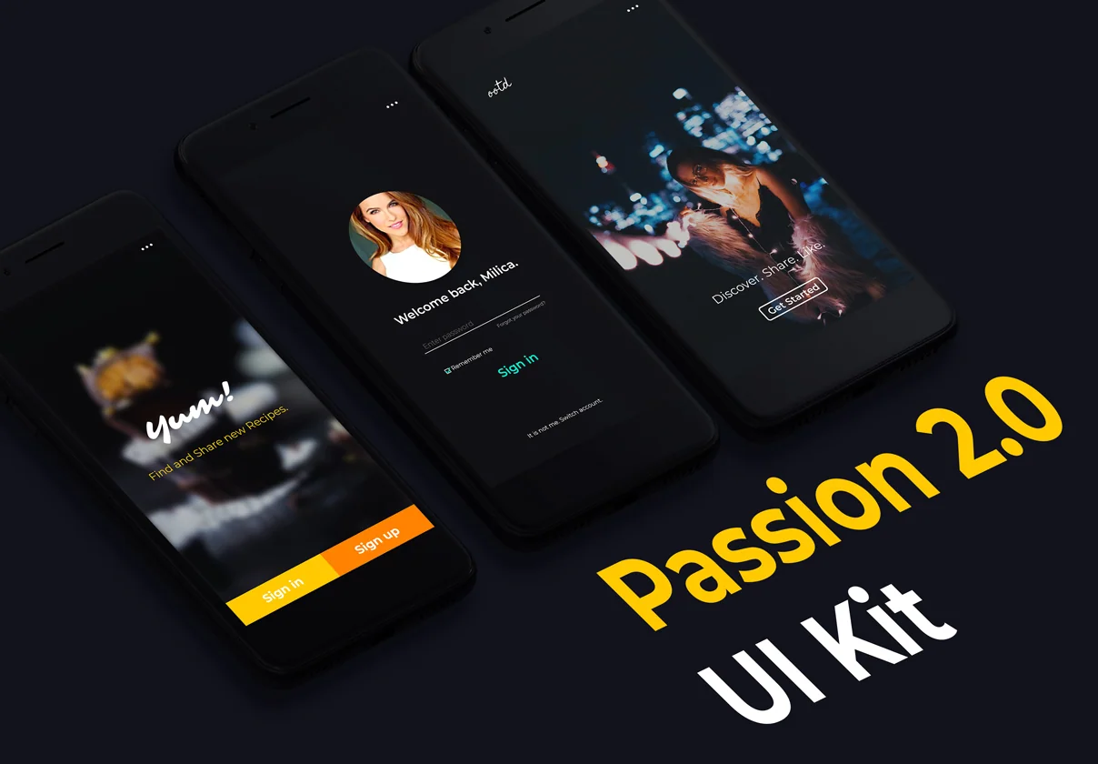 Passion 2.0 UI Kit