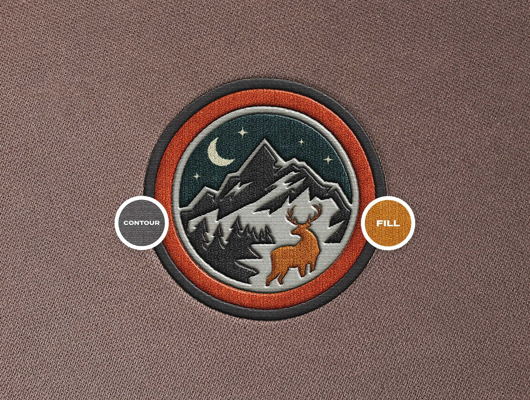 Patch Embroidery Mockup 3