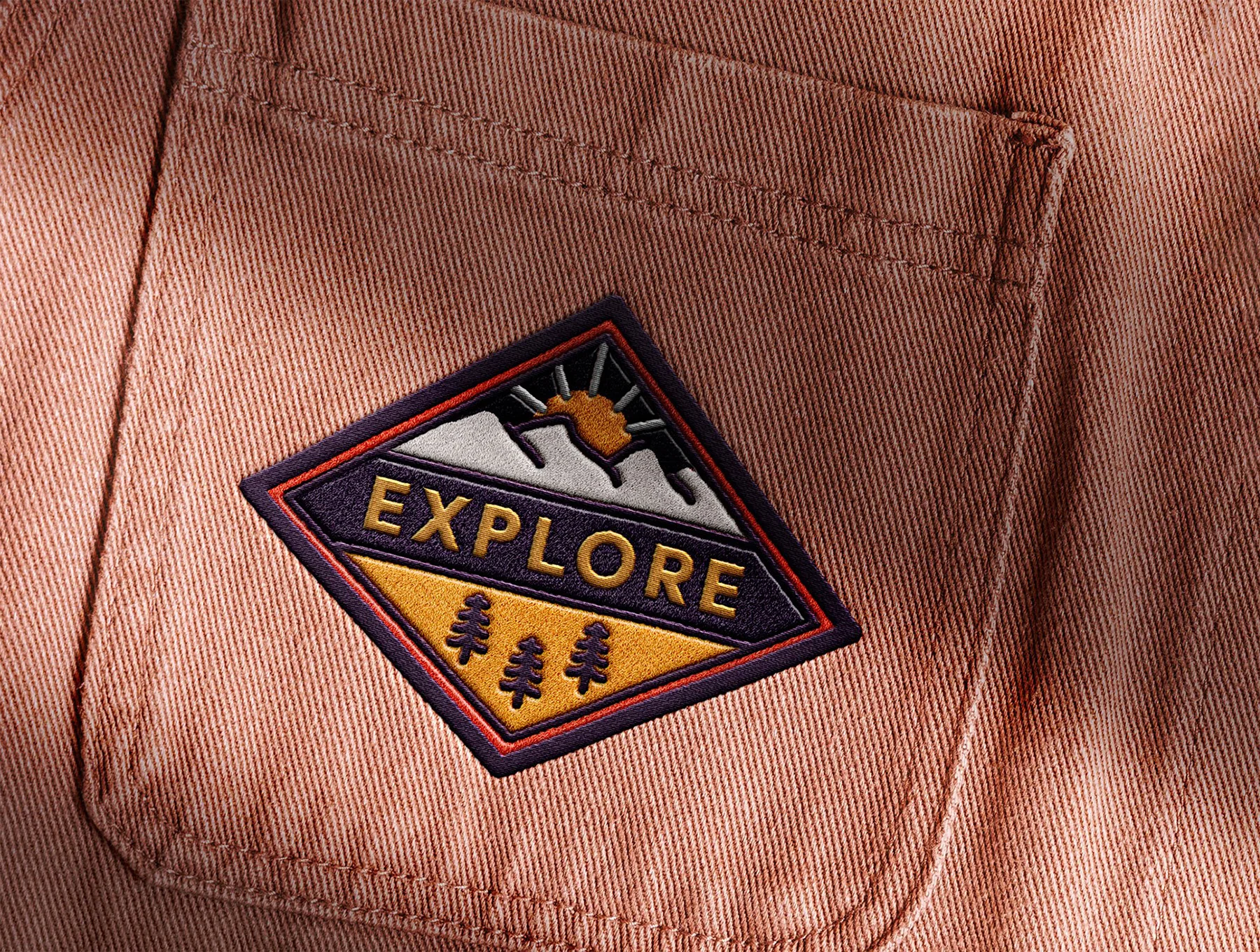 Patch Embroidery Mockup 5