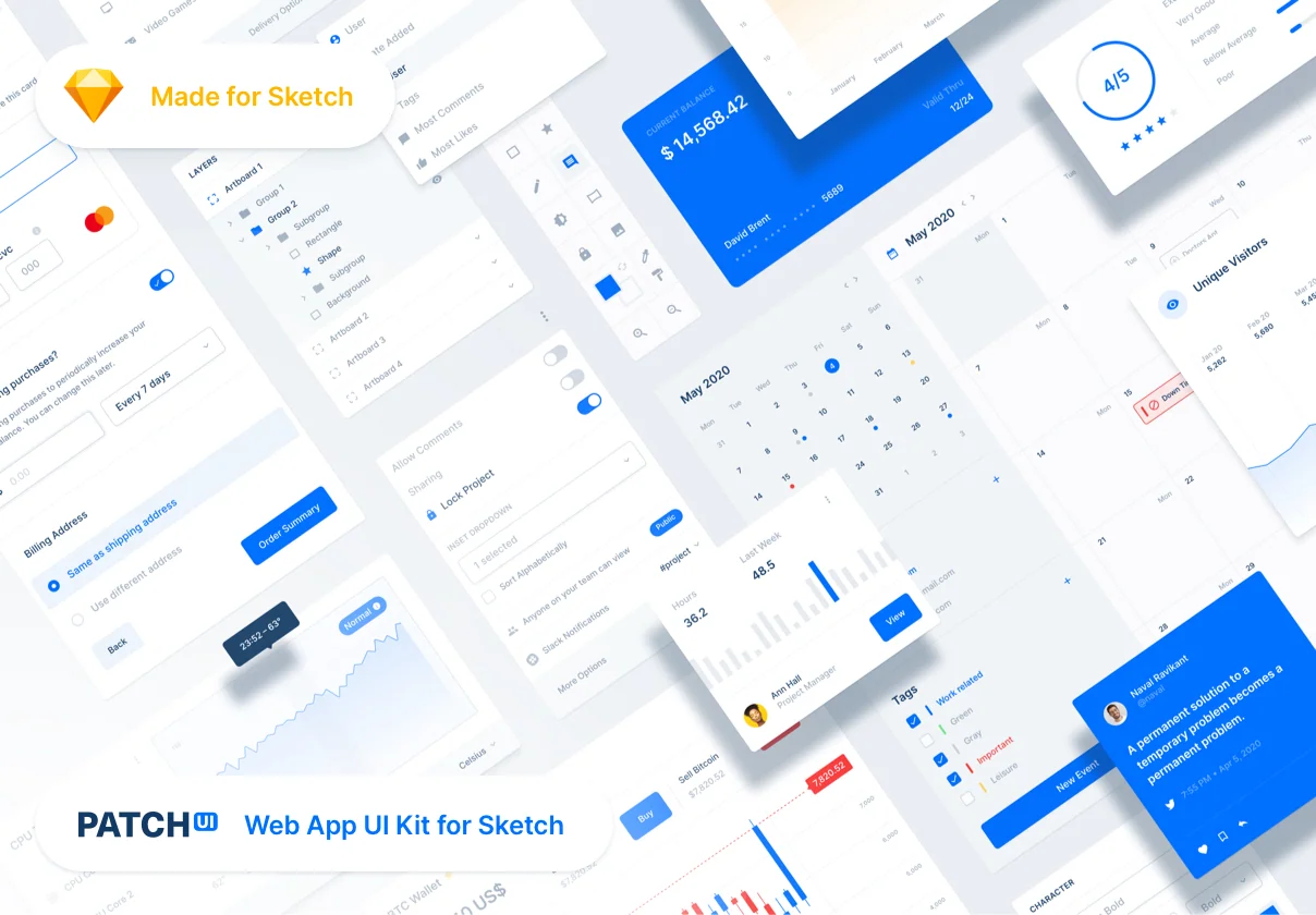 Patch UI – Web App UI Kit