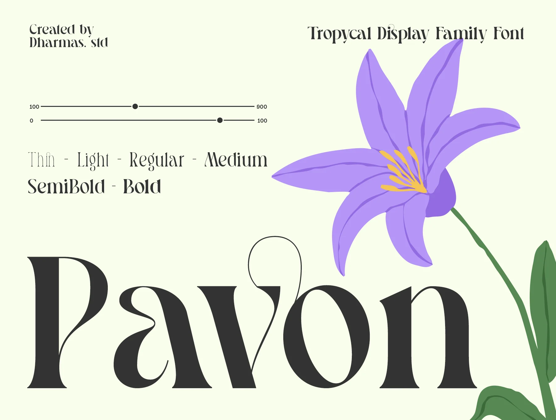 Pavon - Tropical Display Family
